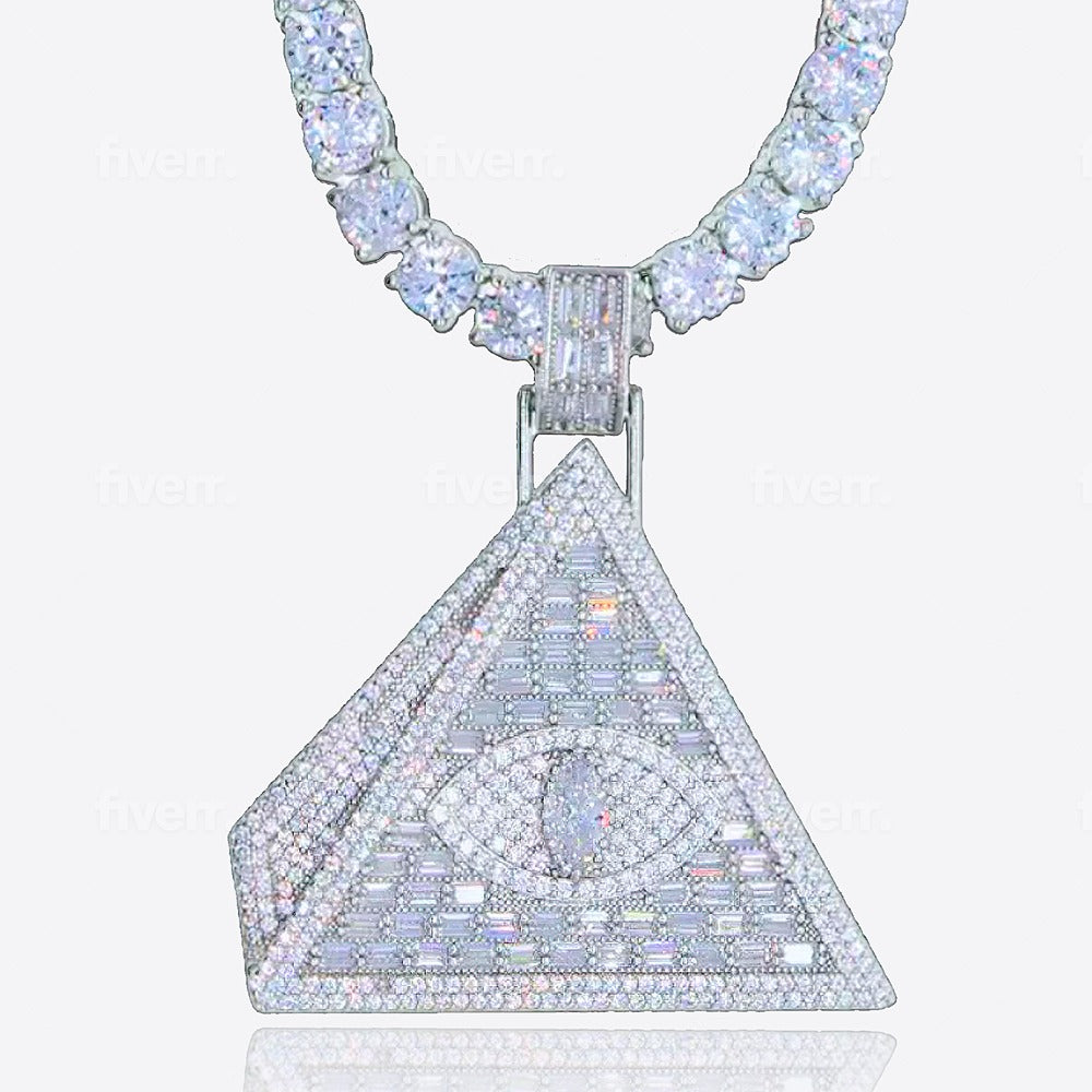 Colgante Illuminati Oro Blanco