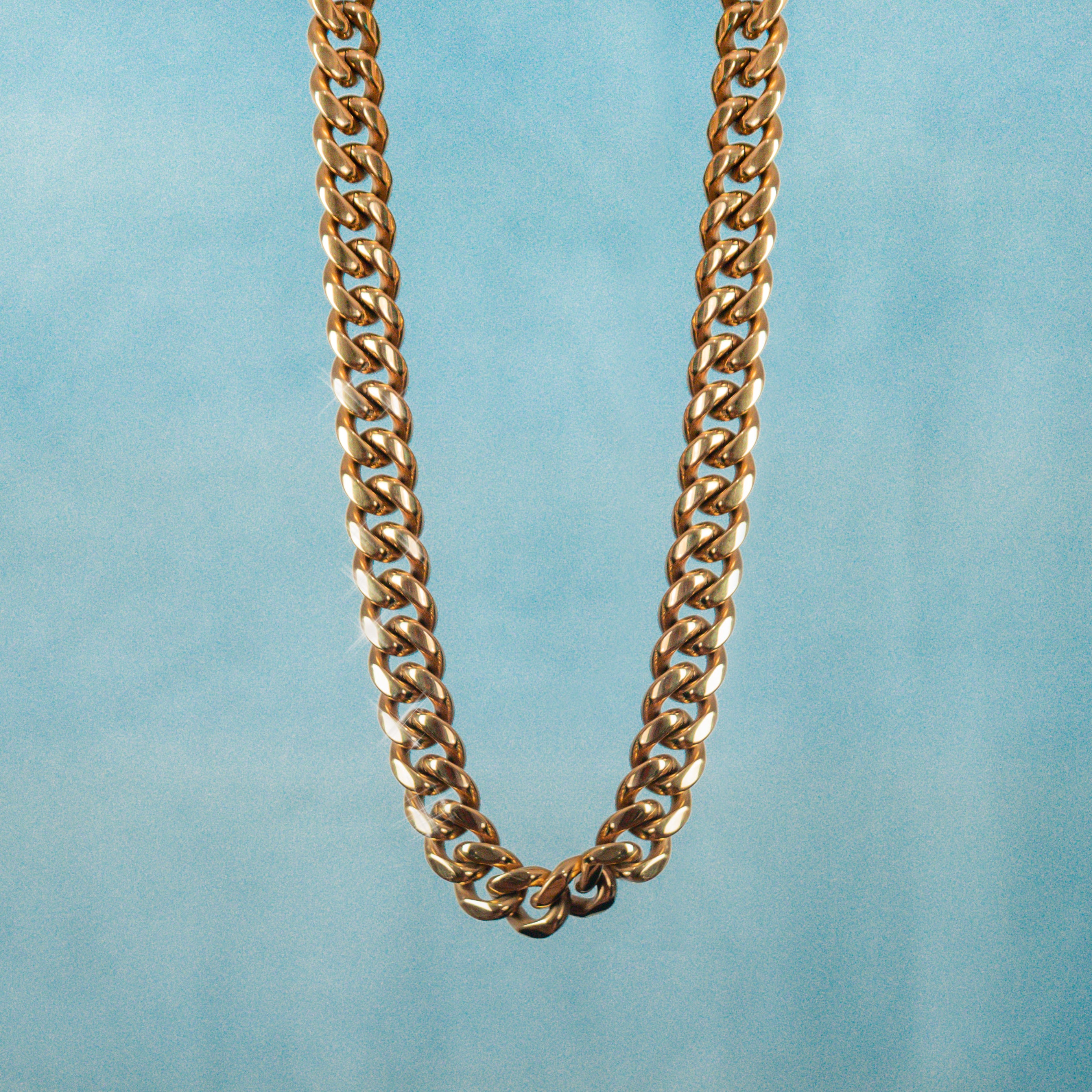 Cadena Cubana Miami Oro 18K