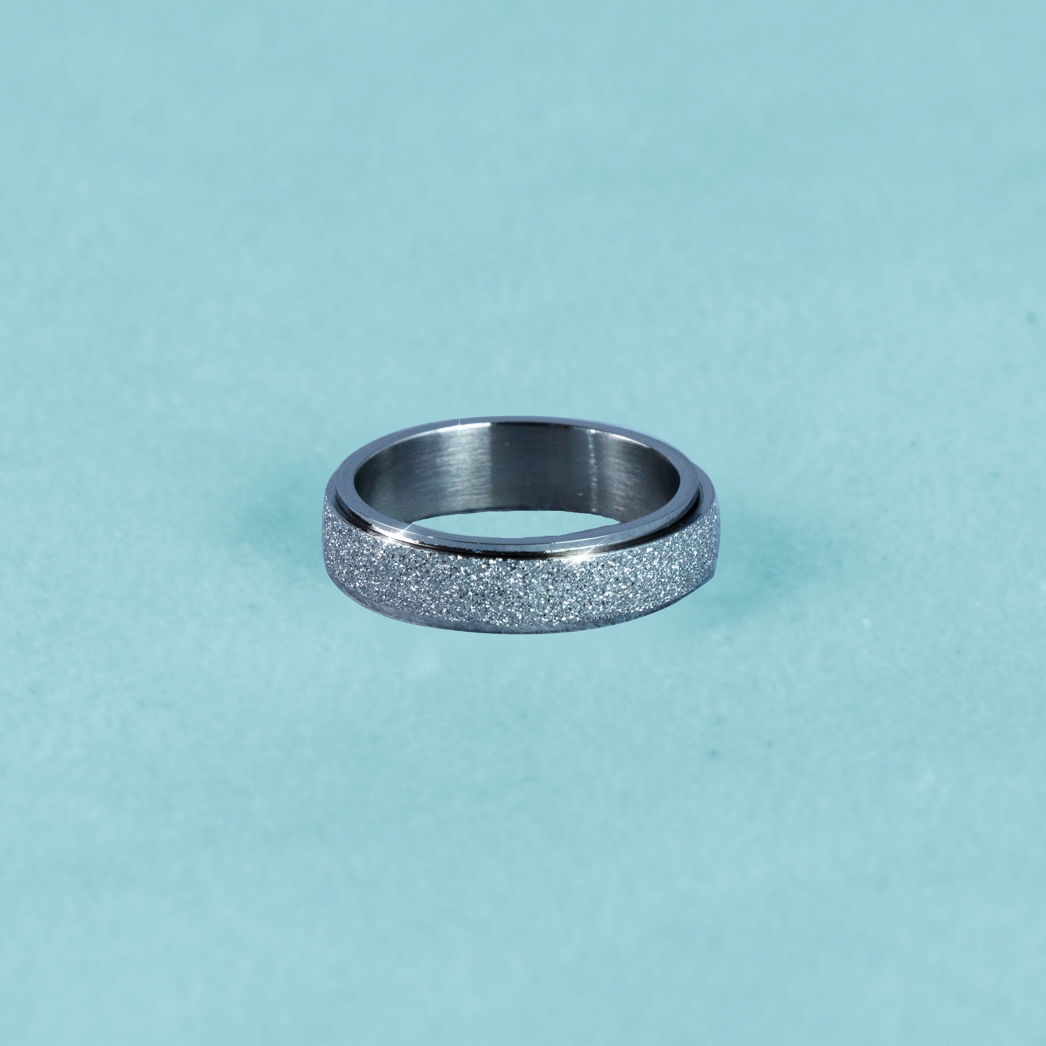 Anillo Rotable Oro Blanco