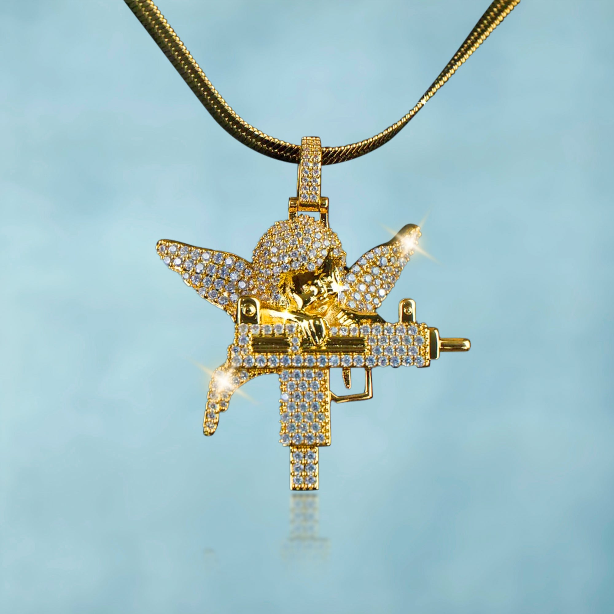 Colgante Uzi Angel Oro 18K