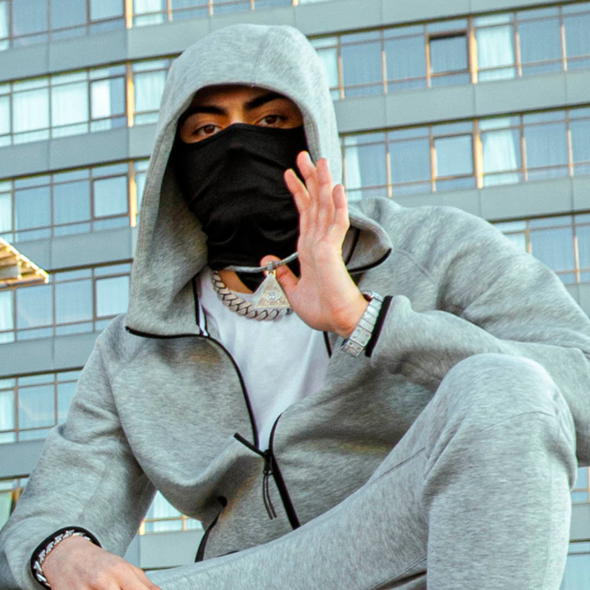 Colgante Illuminati Oro Blanco