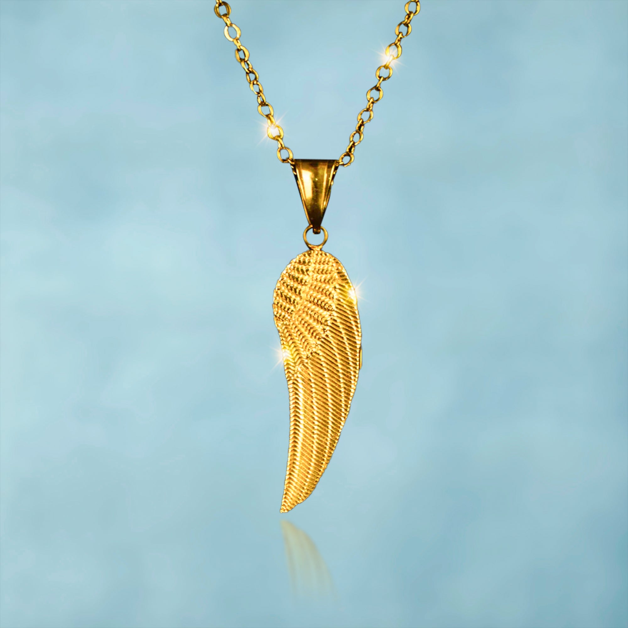 Colgante Alas De Angel Oro 18K