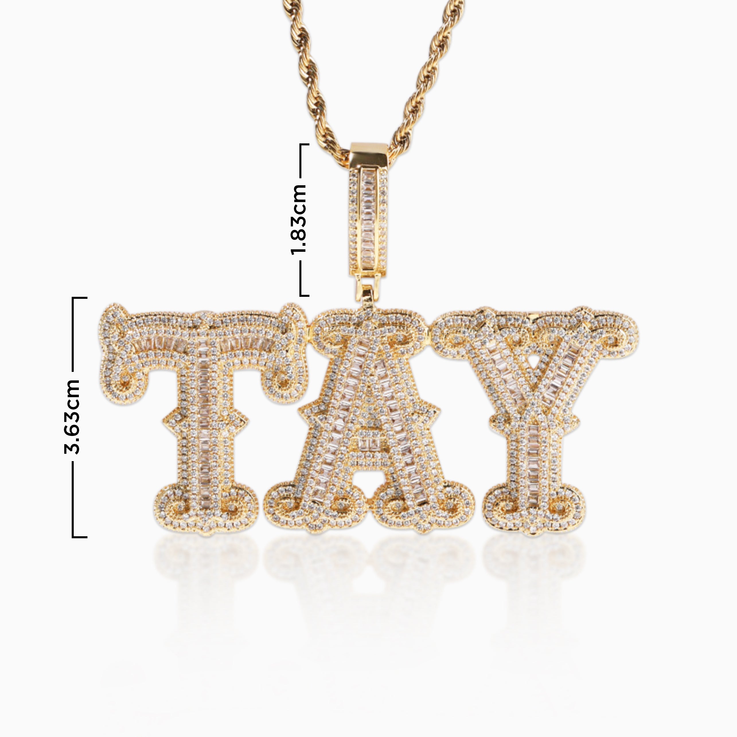Personalized "TRAPSTAR" pendant | Style #4