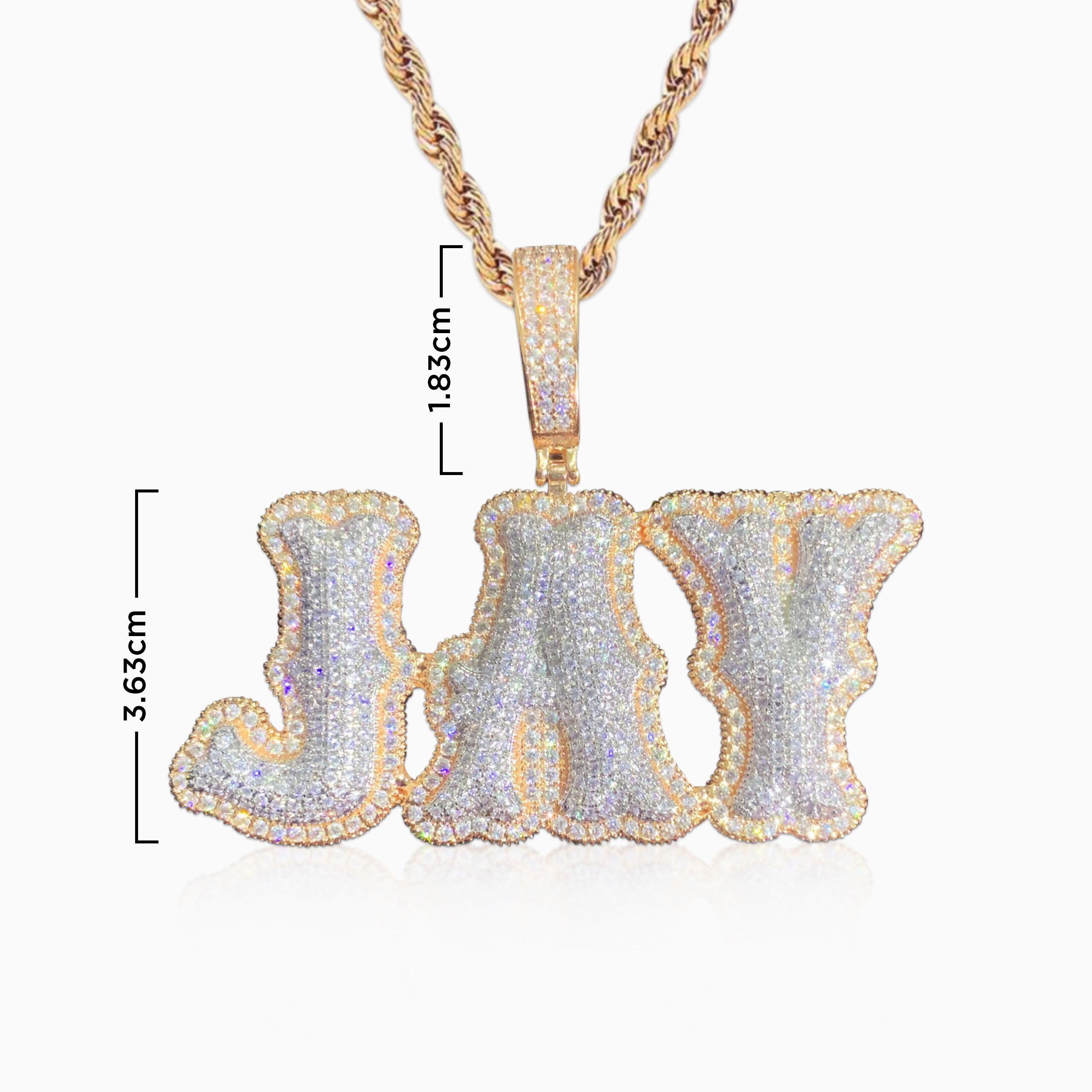Personalized "TRAPSTAR" pendant | Style #4