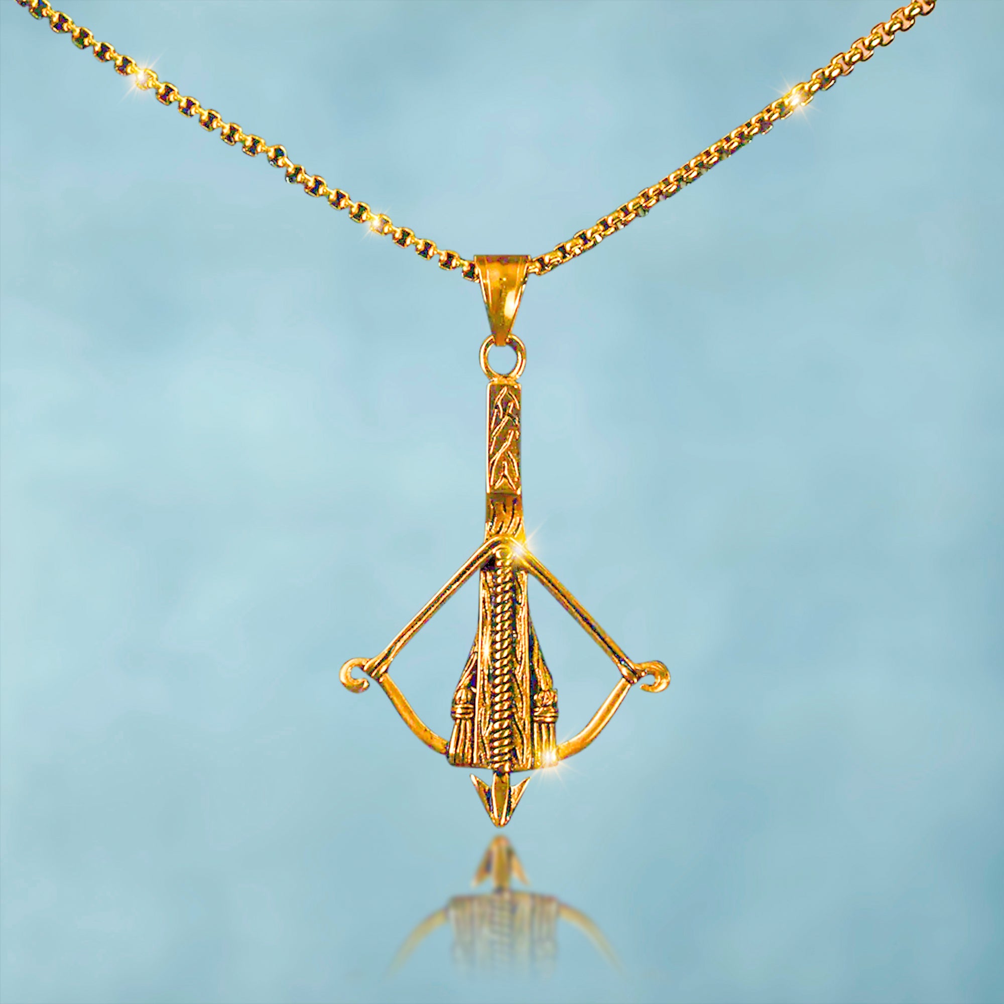 Colgante Ballesta Oro 18K