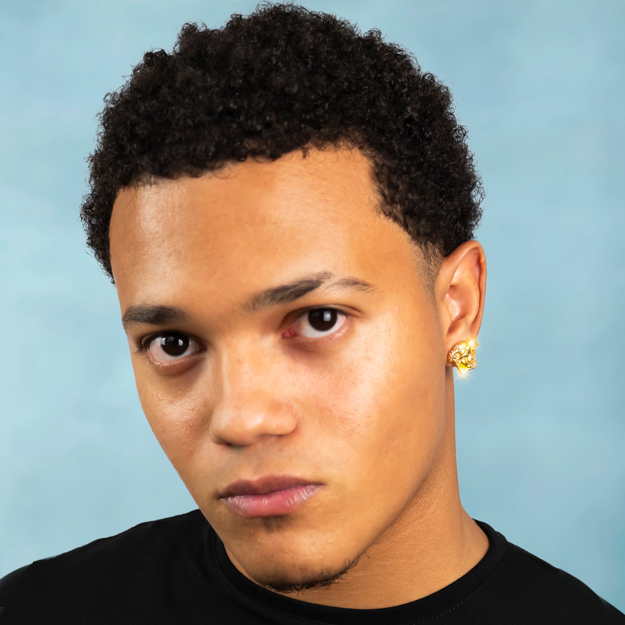 Pendientes Medusa Pearls Oro 18K