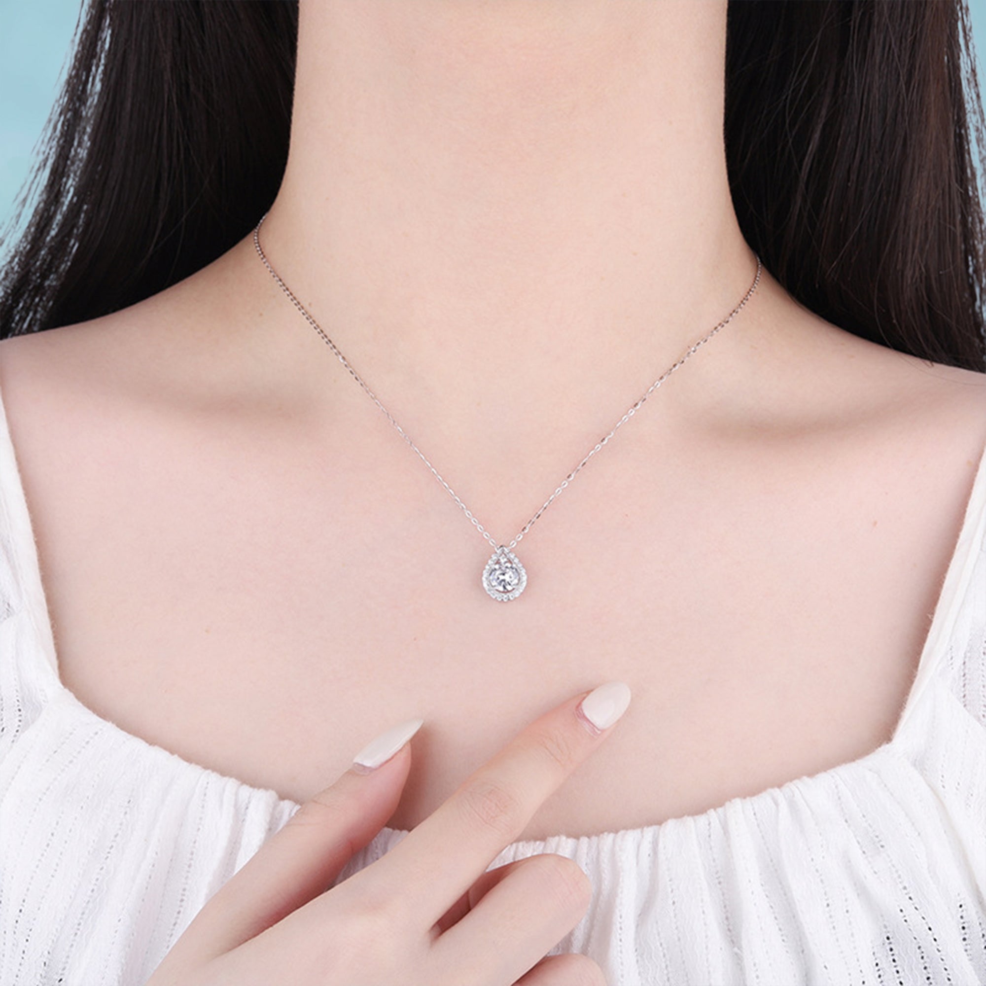 Collar Gota Ice Plata 925