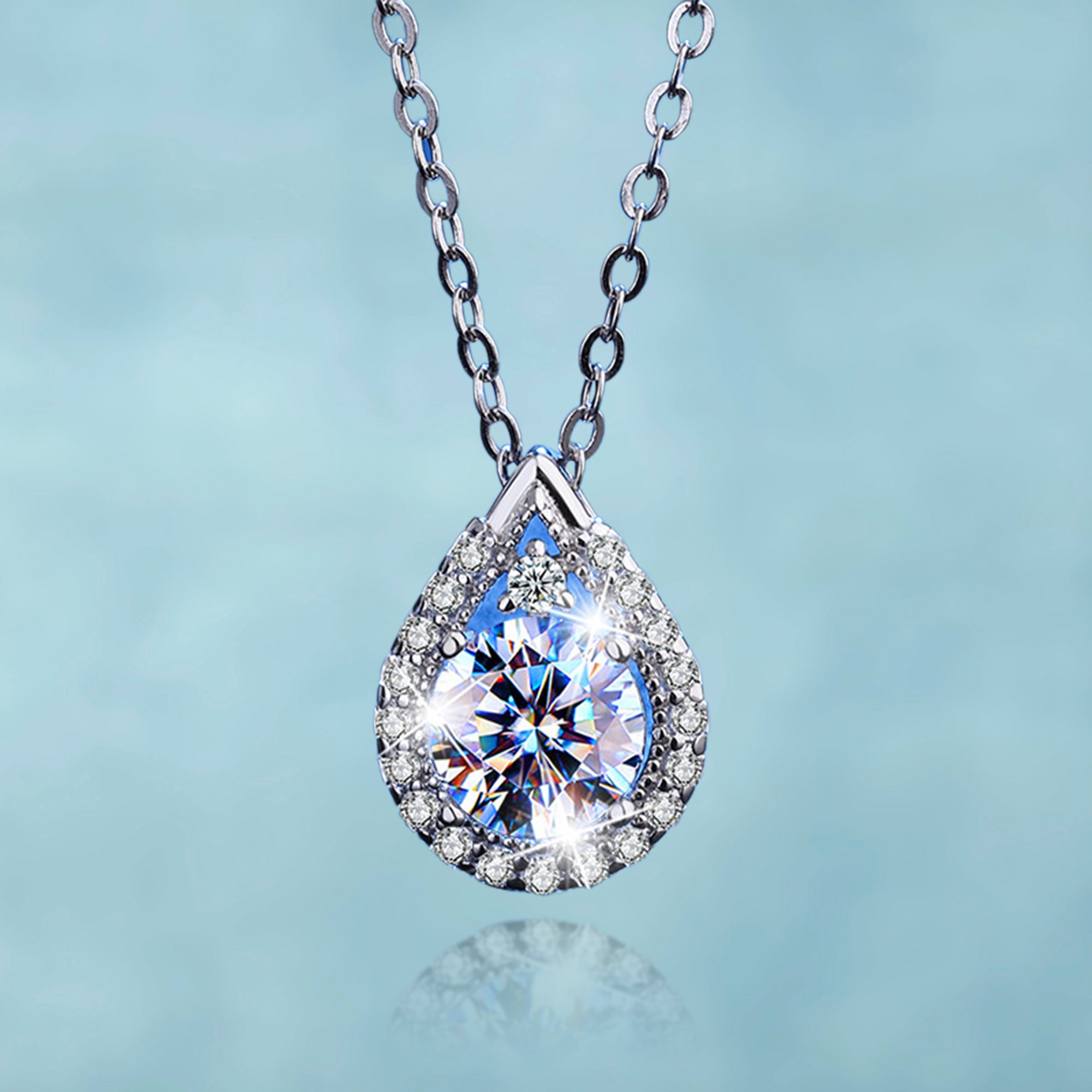 Collar Gota Ice Plata 925