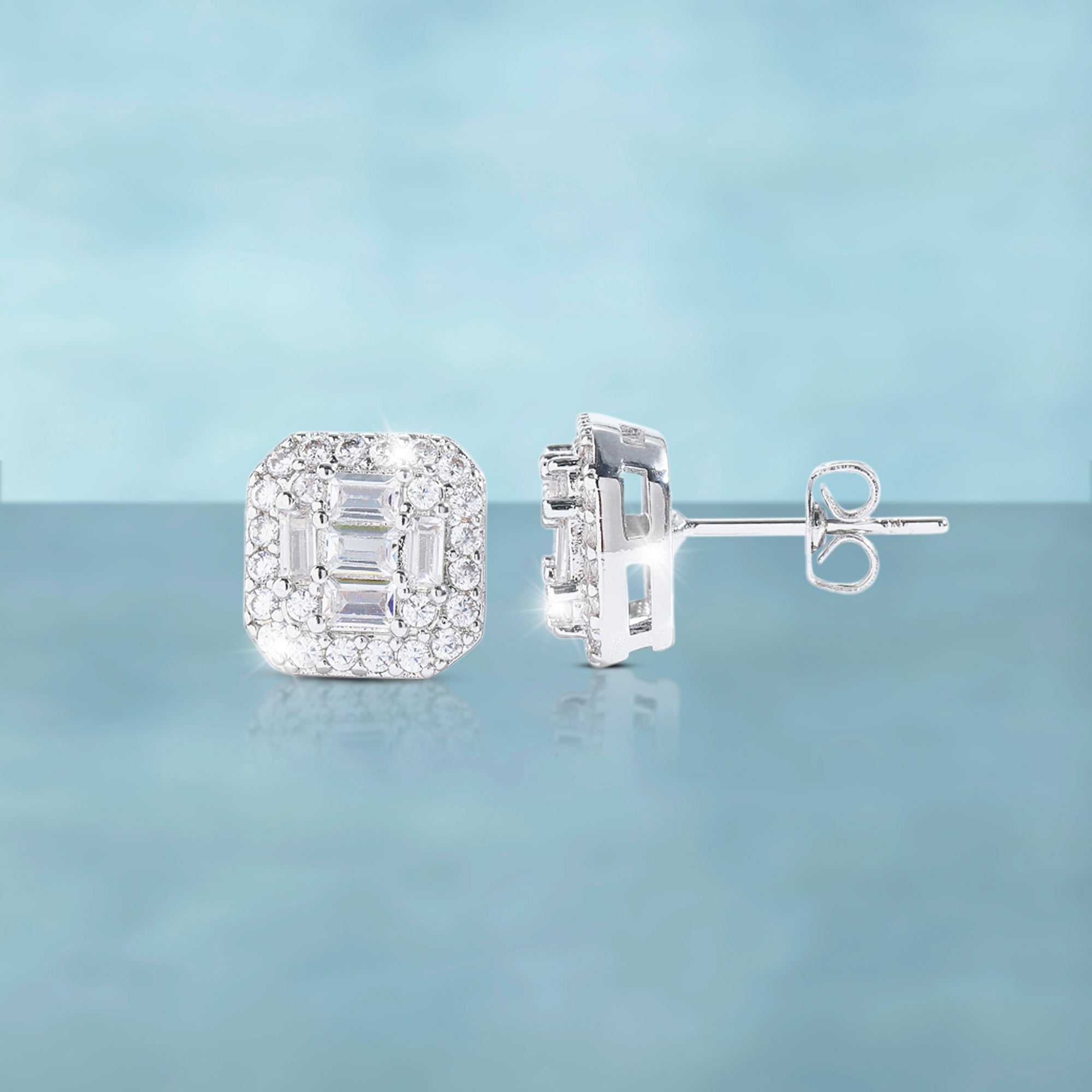 Pendientes Baguettes Deluxe Plata 925