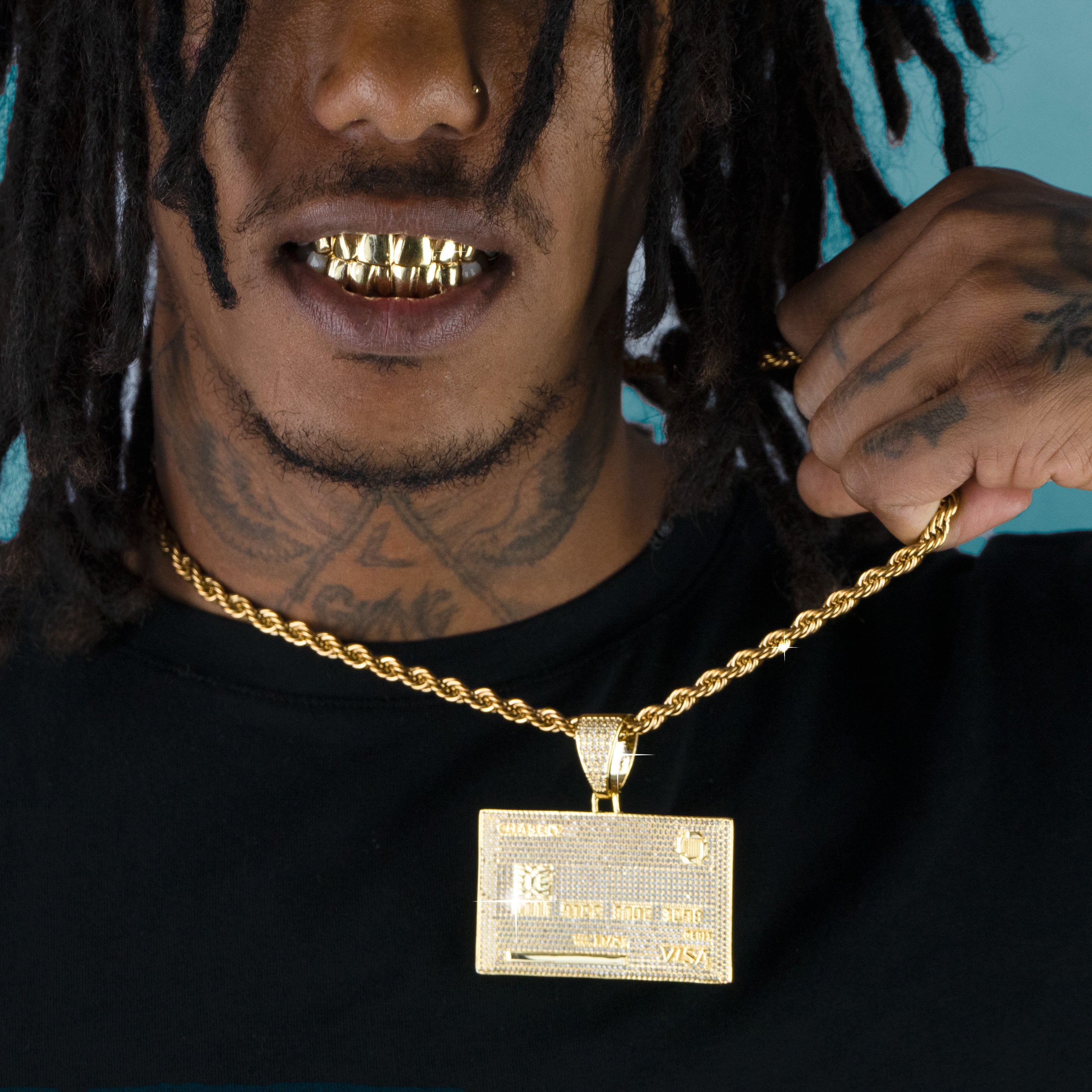 Colgante Tarjeta de Crédito Oro 18K