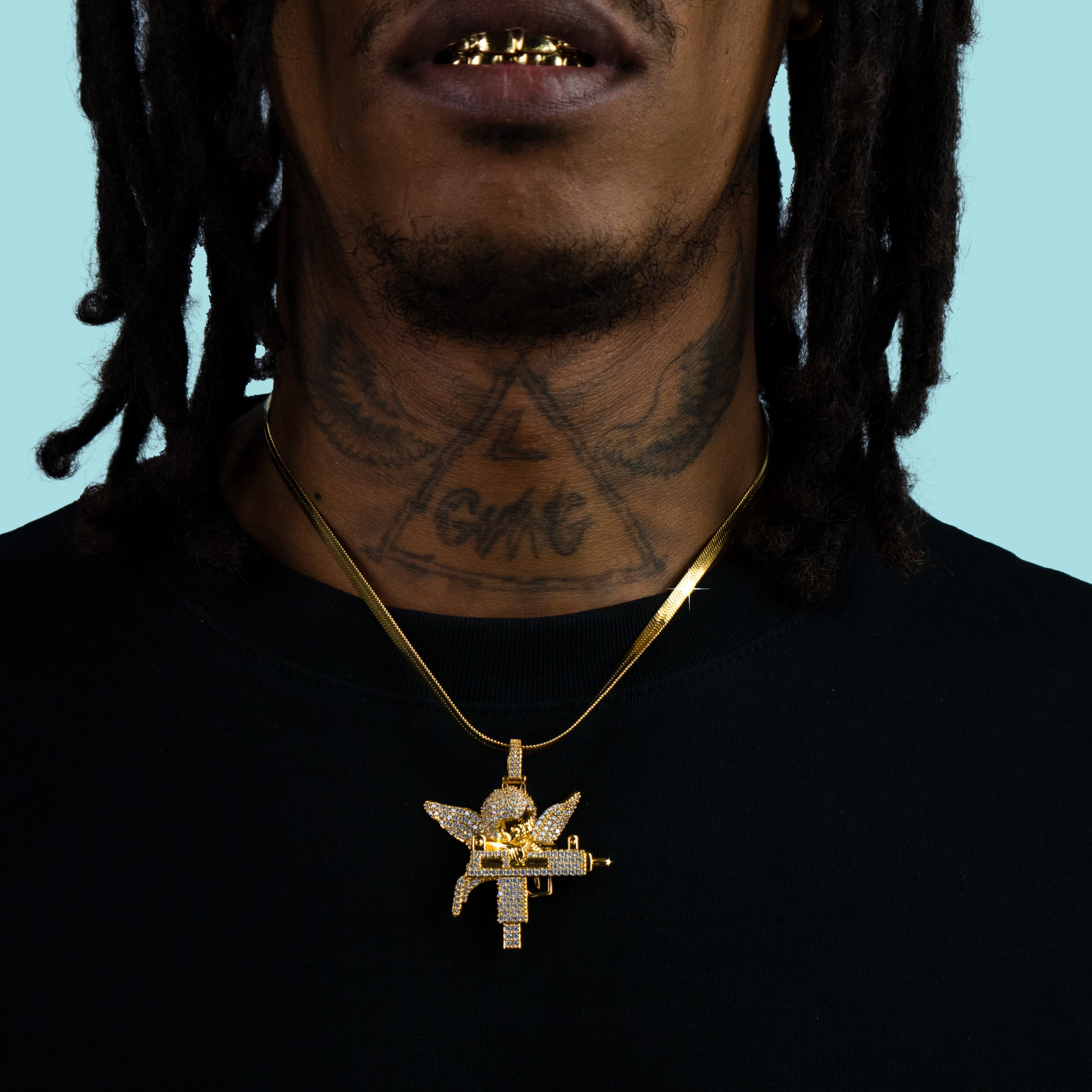 Colgante Uzi Angel Oro 18K