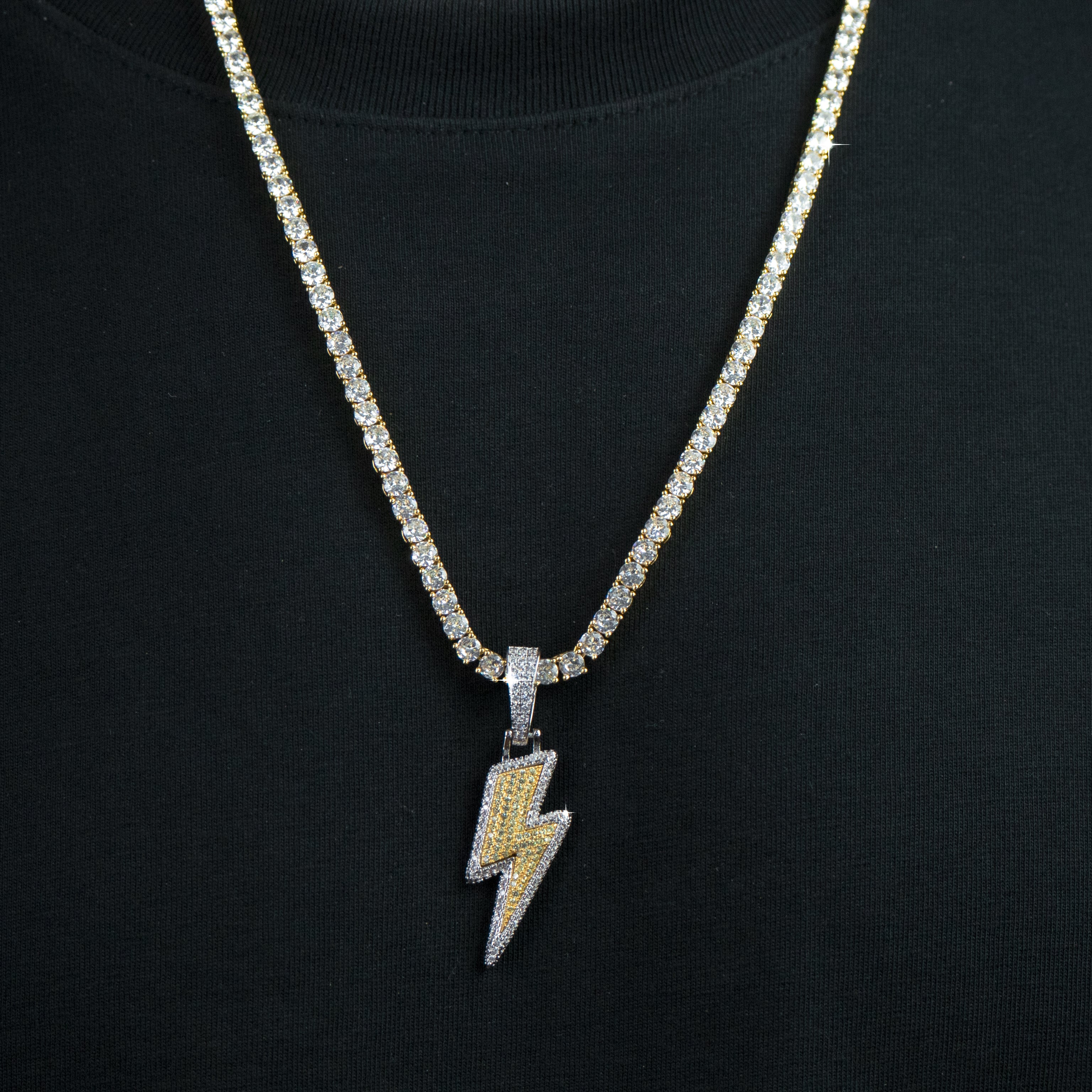 Colgante Rayo Oro 18K