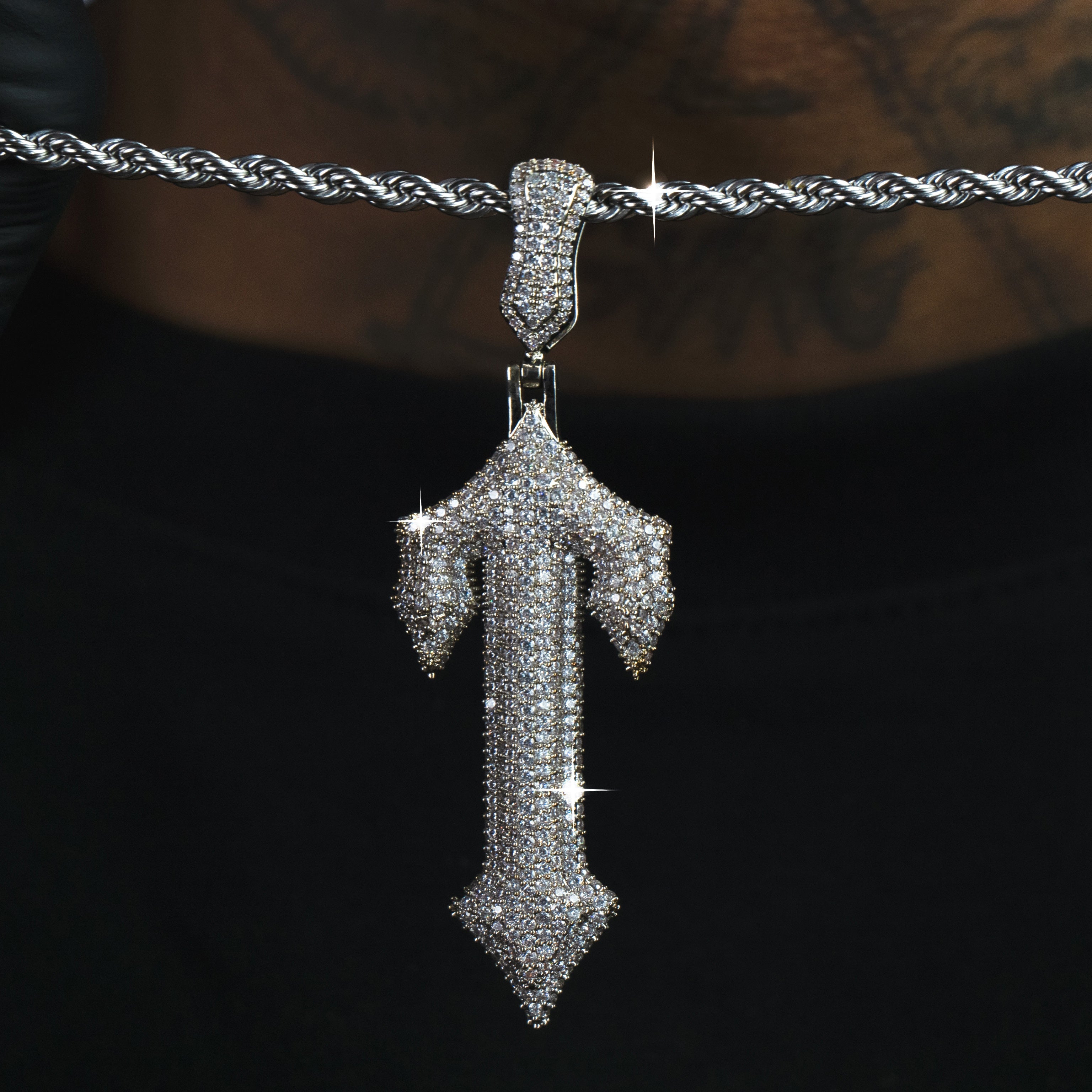 Colgante Trapstar Oro Blanco