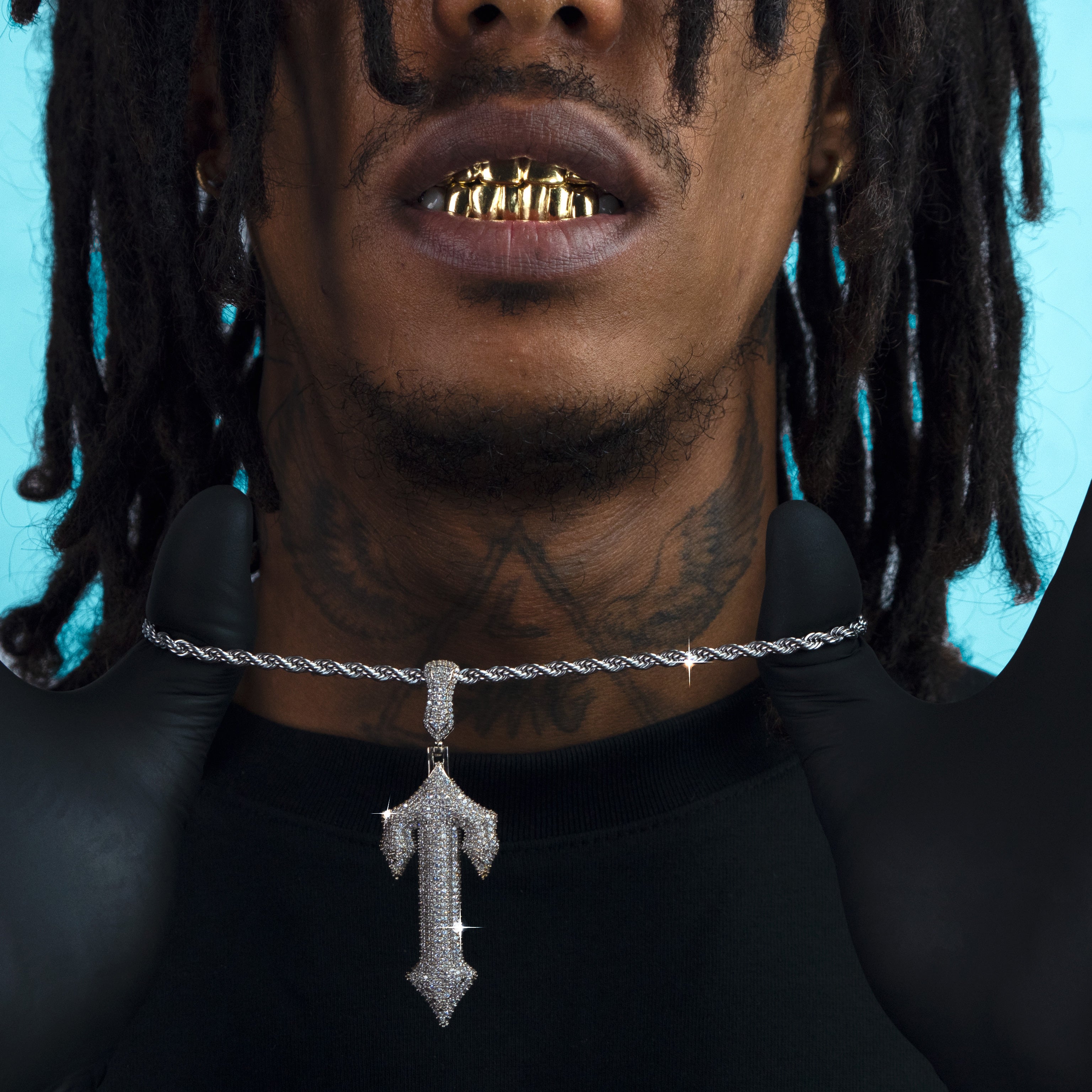 Colgante Trapstar Oro Blanco