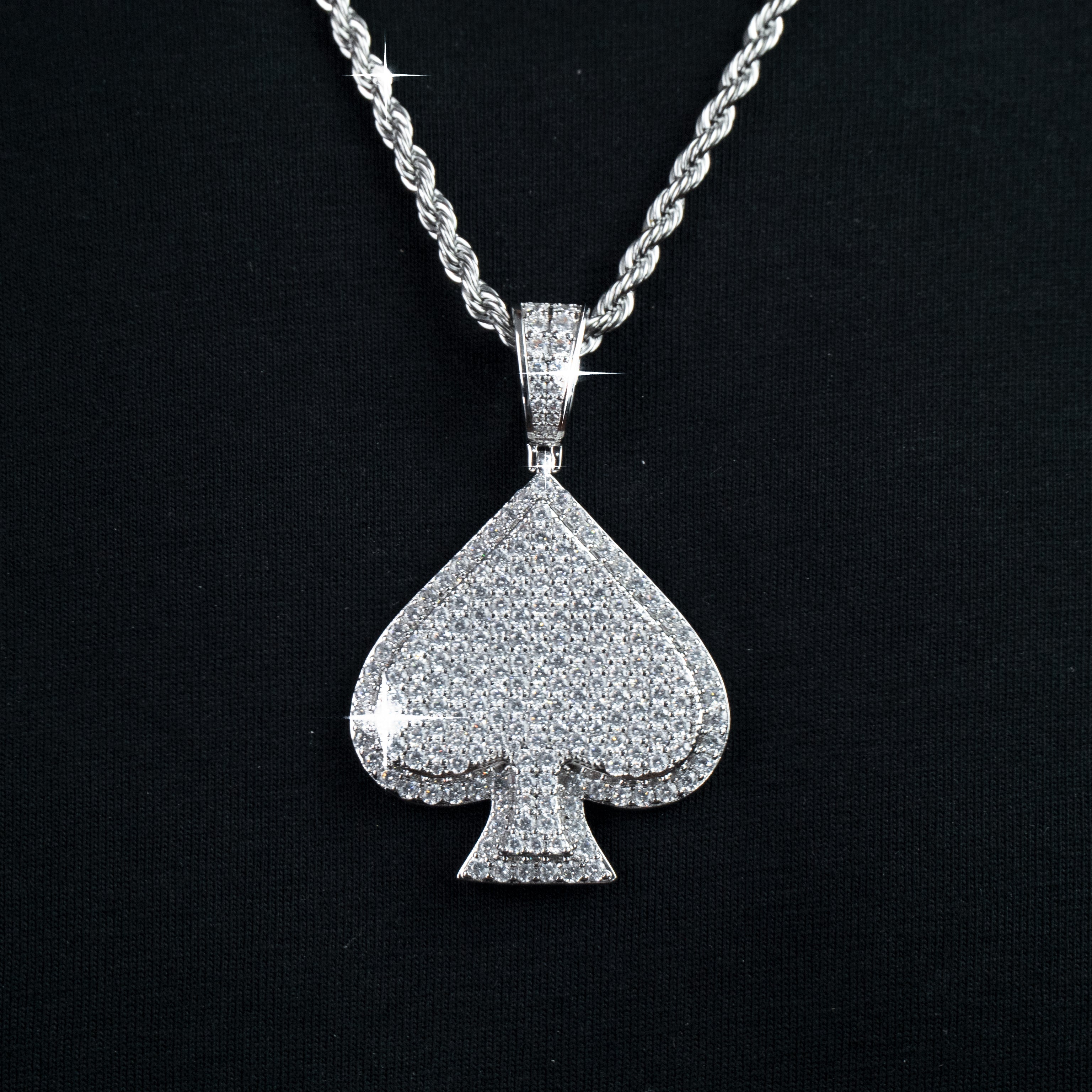 Colgante Poker Oro Blanco