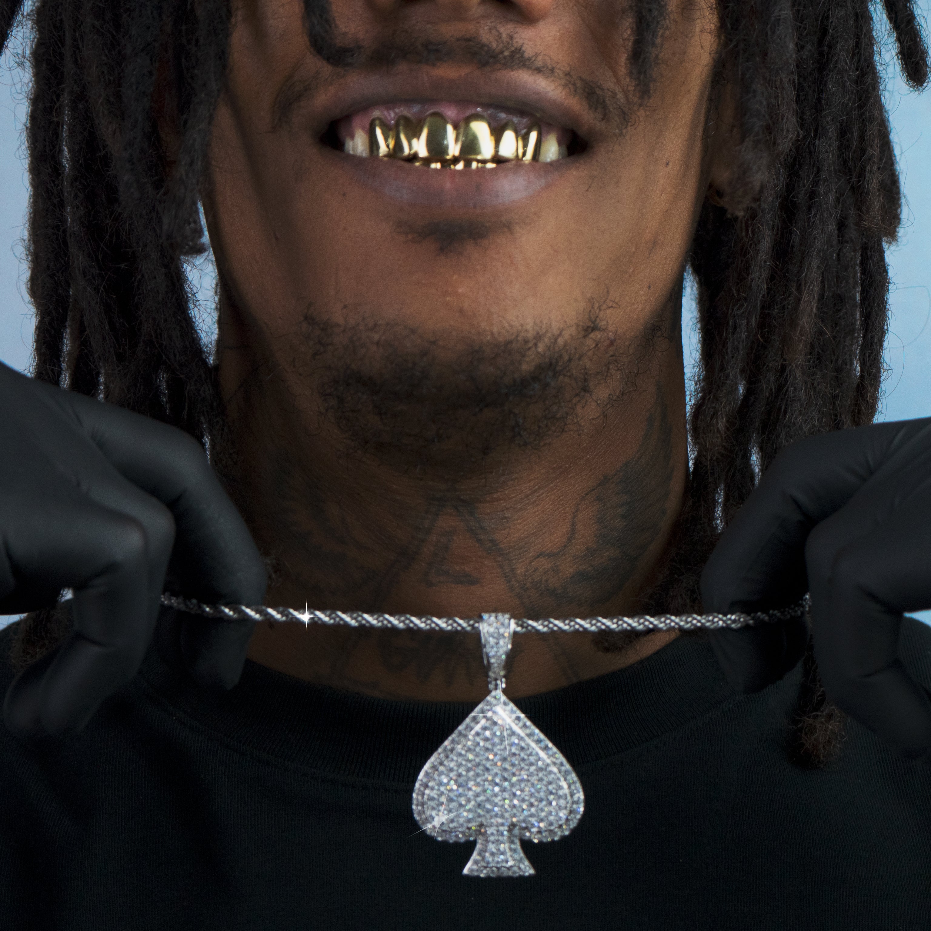 Colgante Poker Oro Blanco