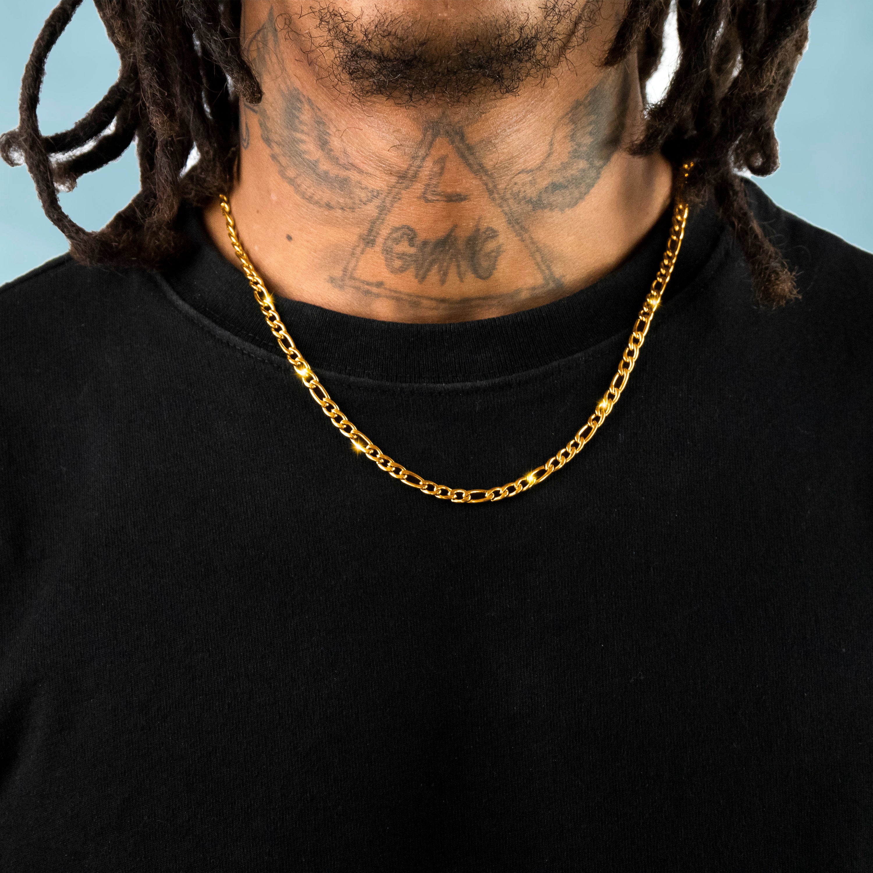 Cadena Figaro Oro 18K