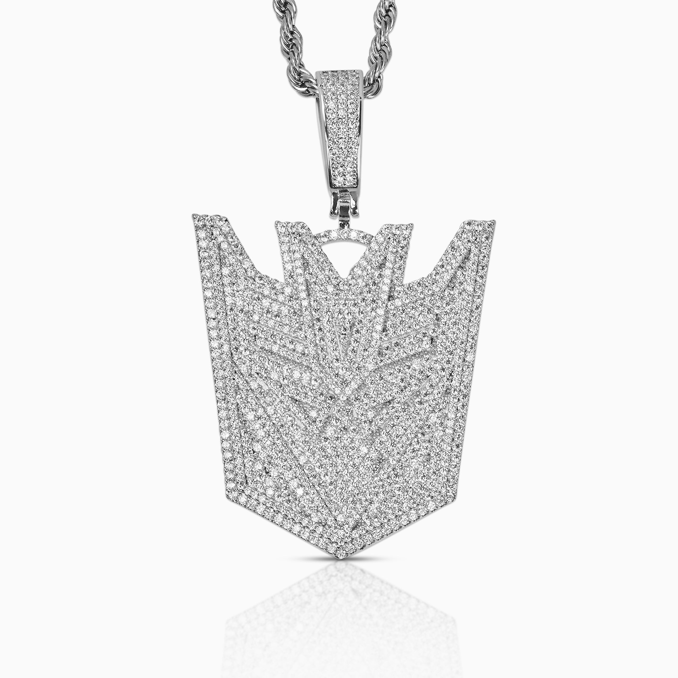 Colgante Megatron Oro Blanco