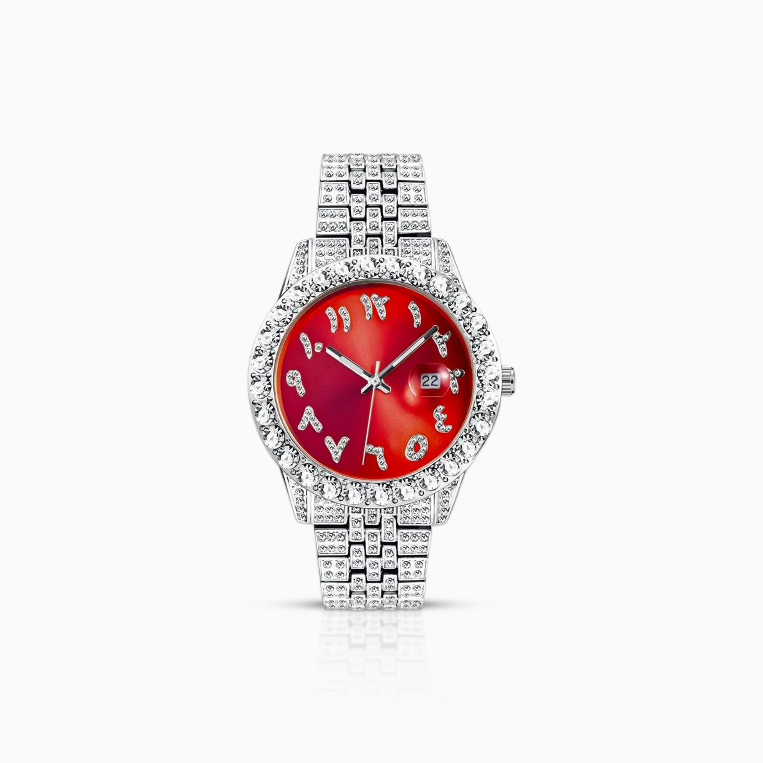 Reloj Ice Classic Rojo Oro Blanco