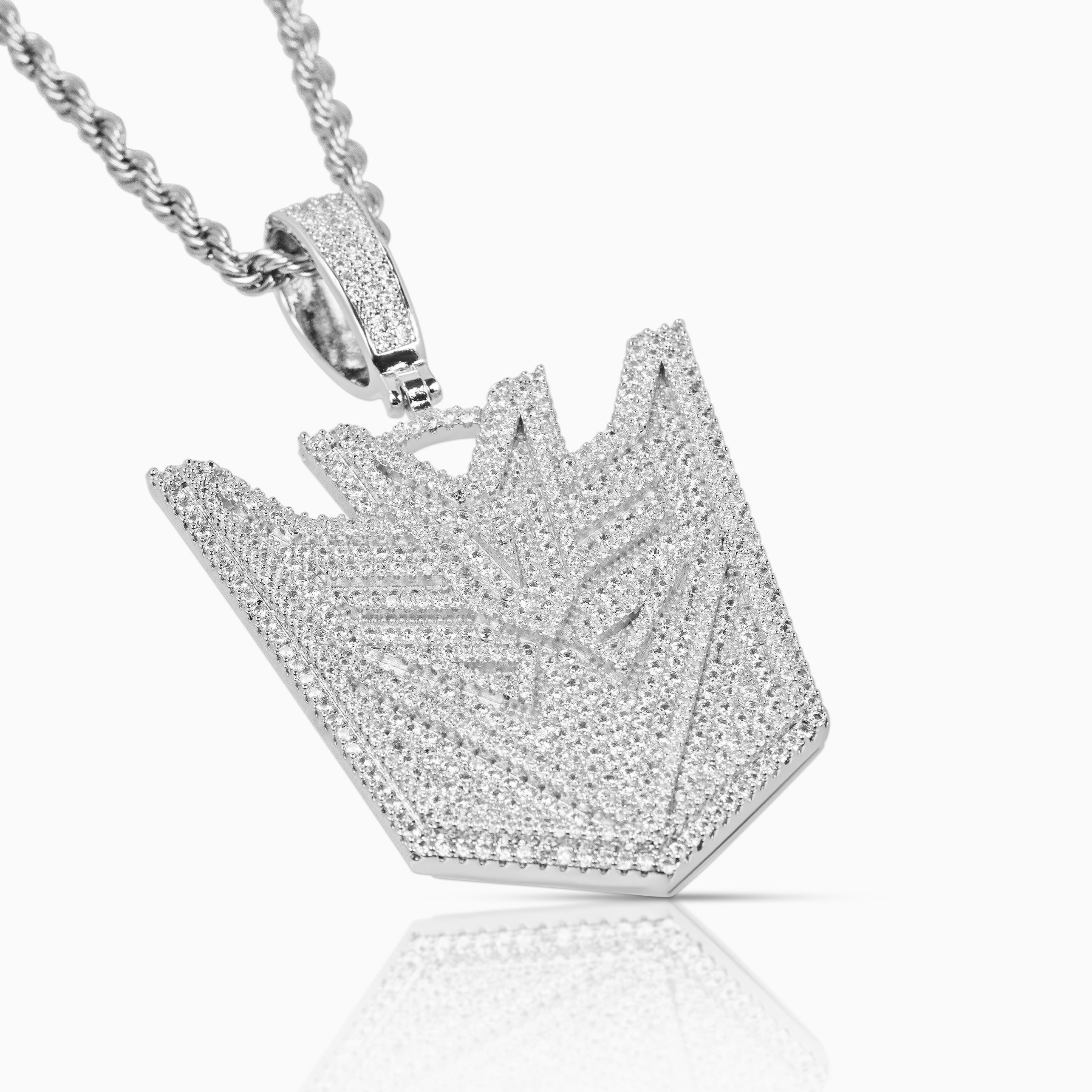 Colgante Megatron Oro Blanco