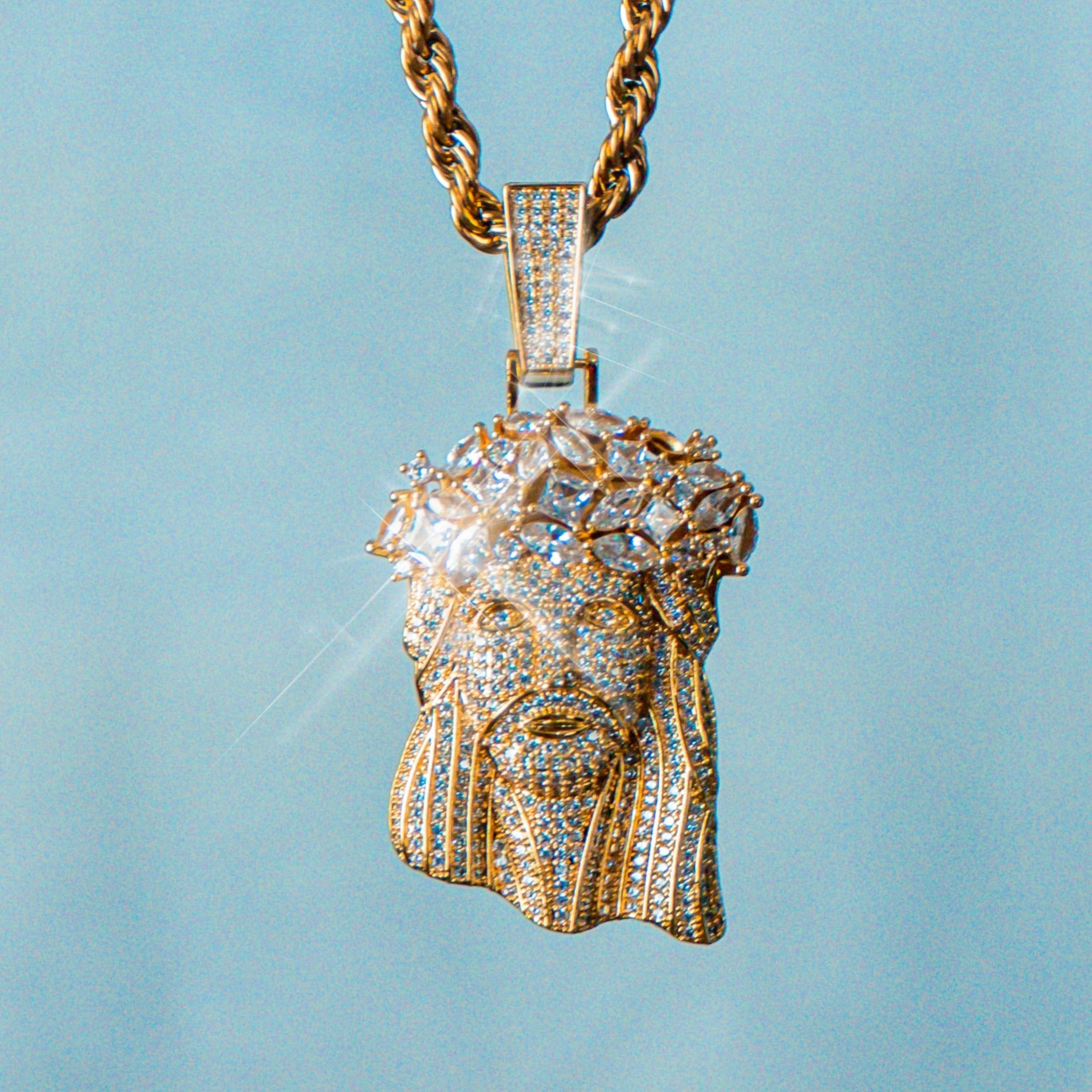 Colgante Jesus Oro 18K