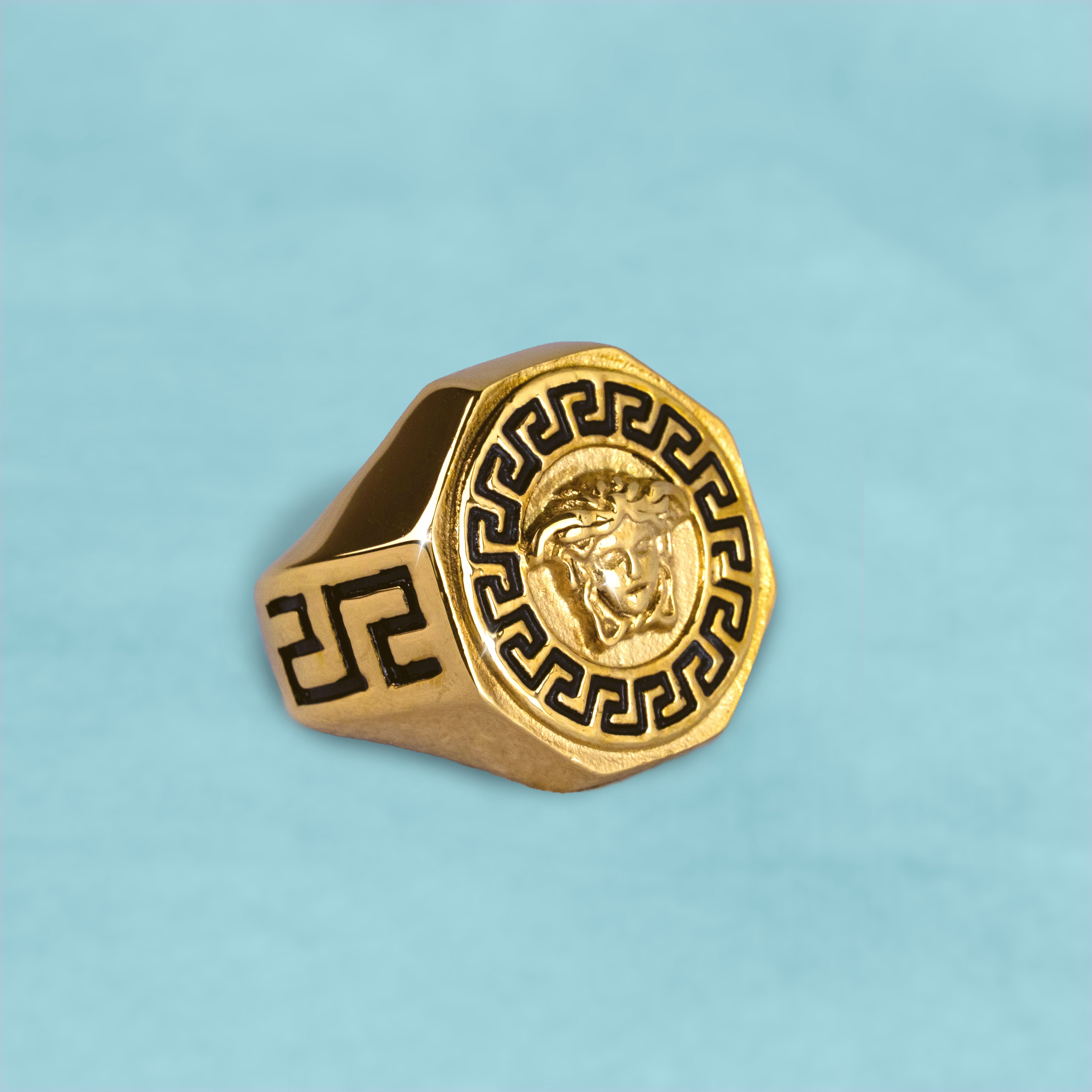 Anillo Medusa Oro 18K