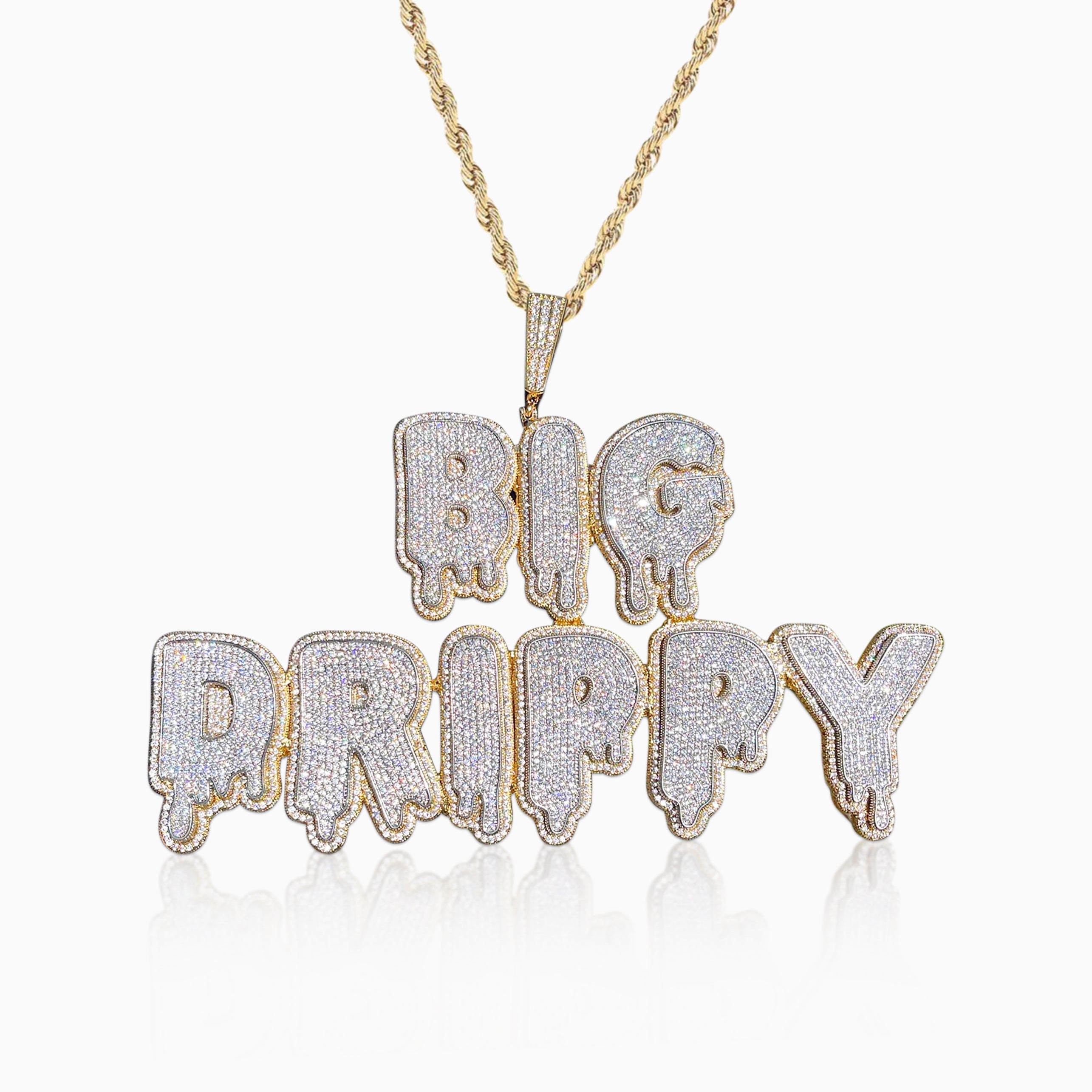 Colgante Personalizado Drippy Oro