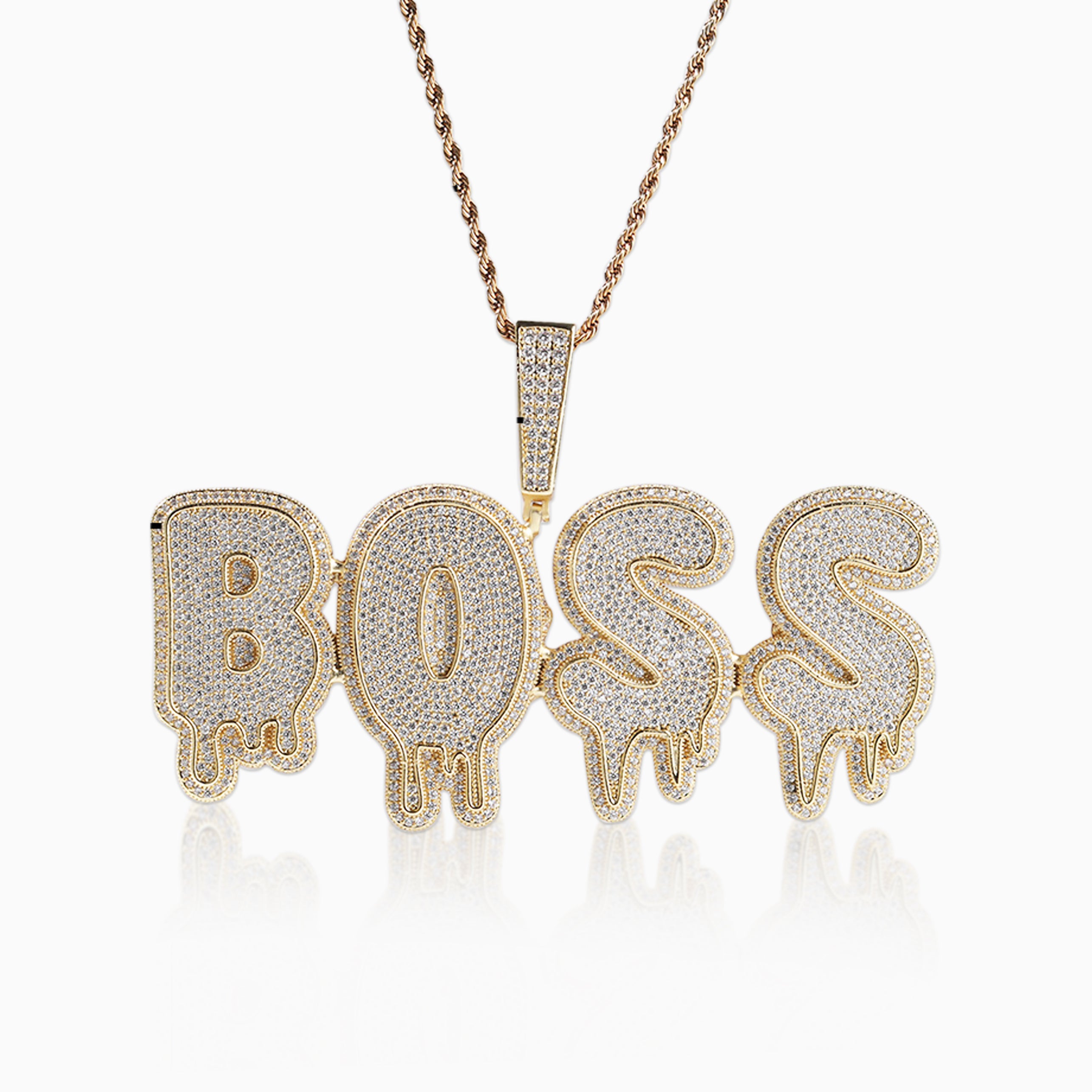 Colgante Personalizado Drippy Oro