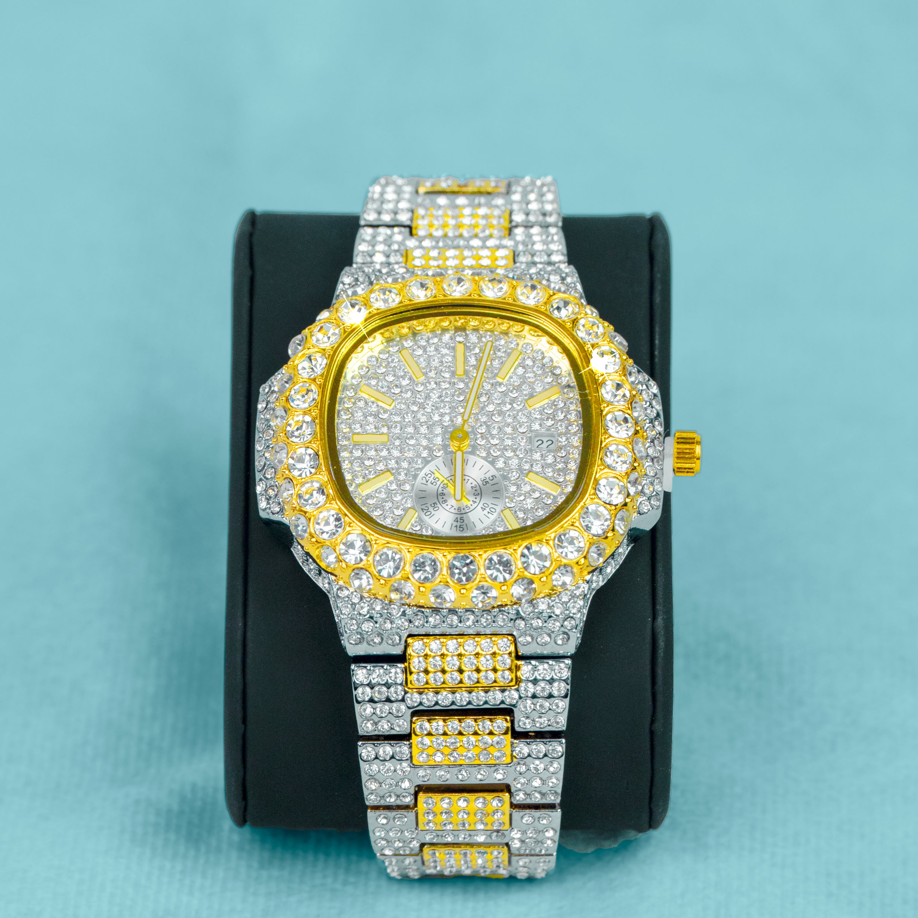 Reloj Two Tone Premium Oro Blanco