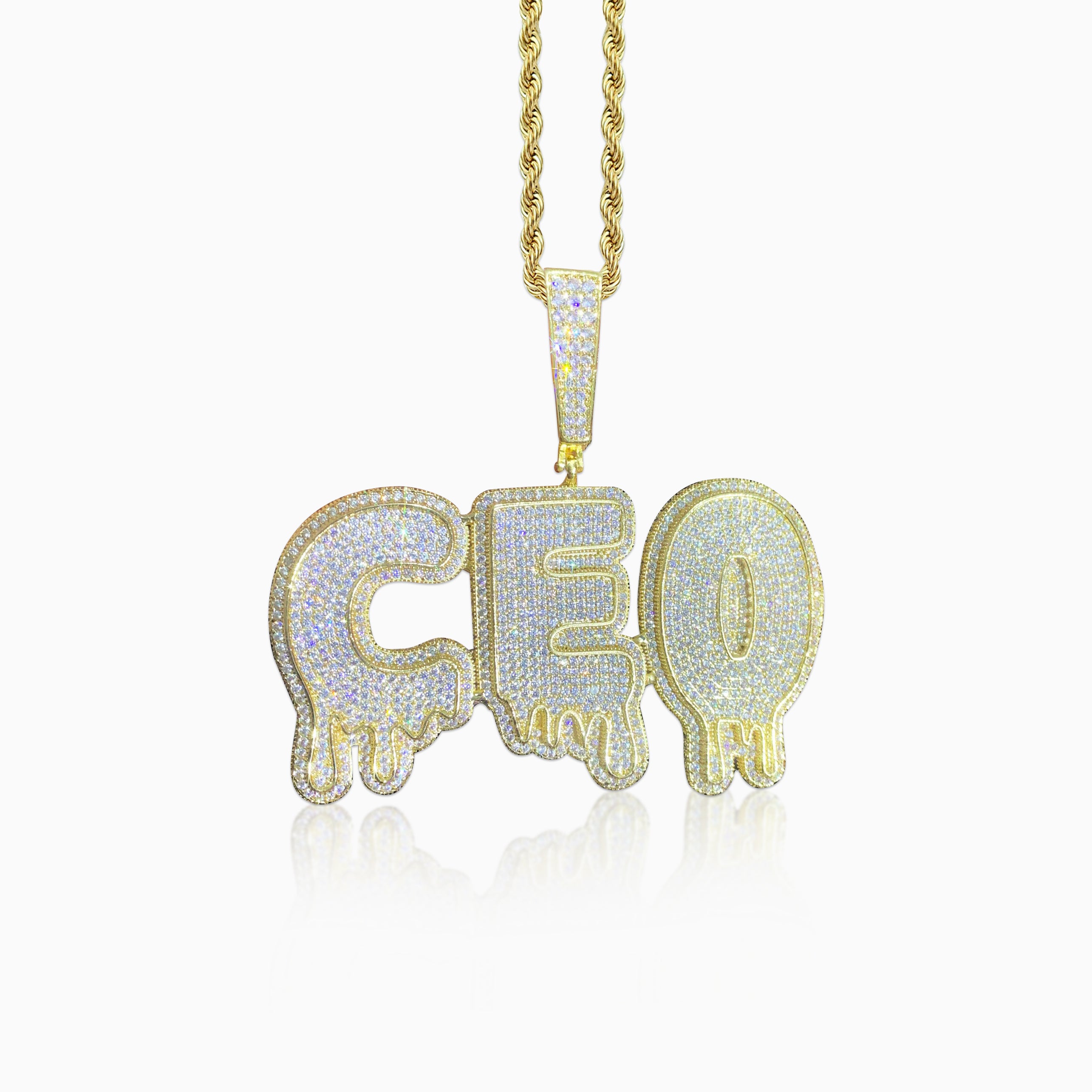 Colgante Personalizado Drippy Oro