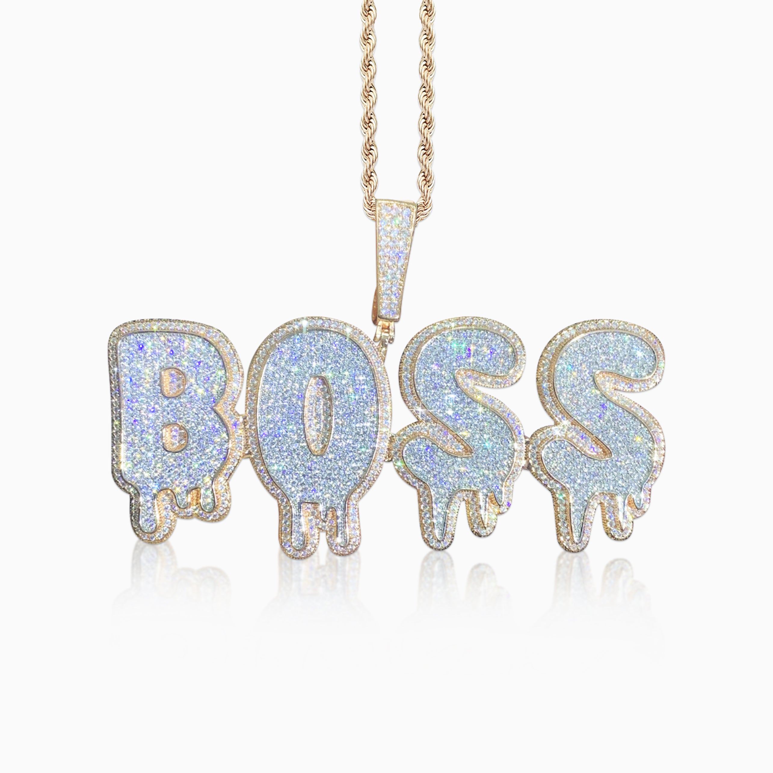 Colgante Personalizado Drippy Oro