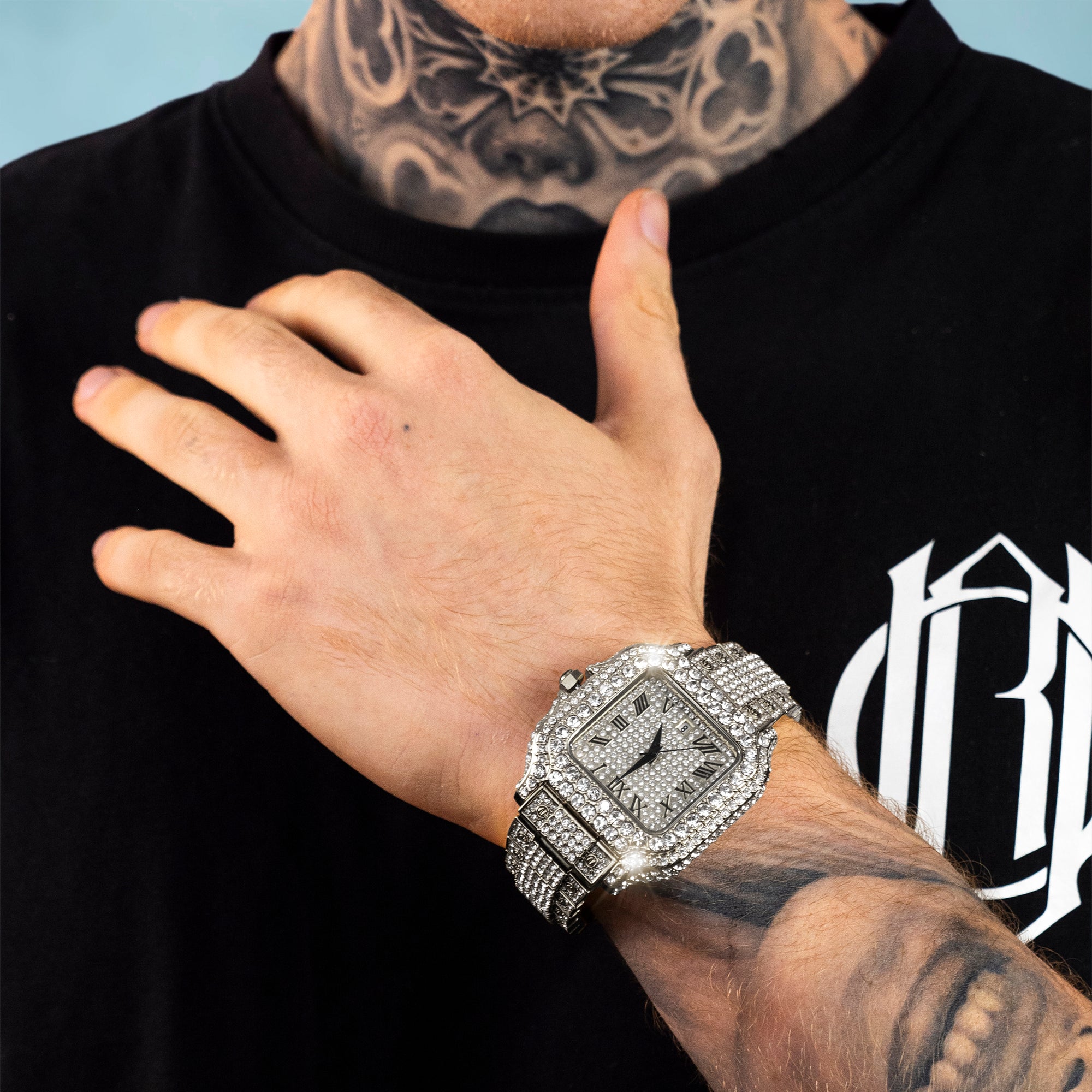 Reloj Santoz Deluxe Oro Blanco