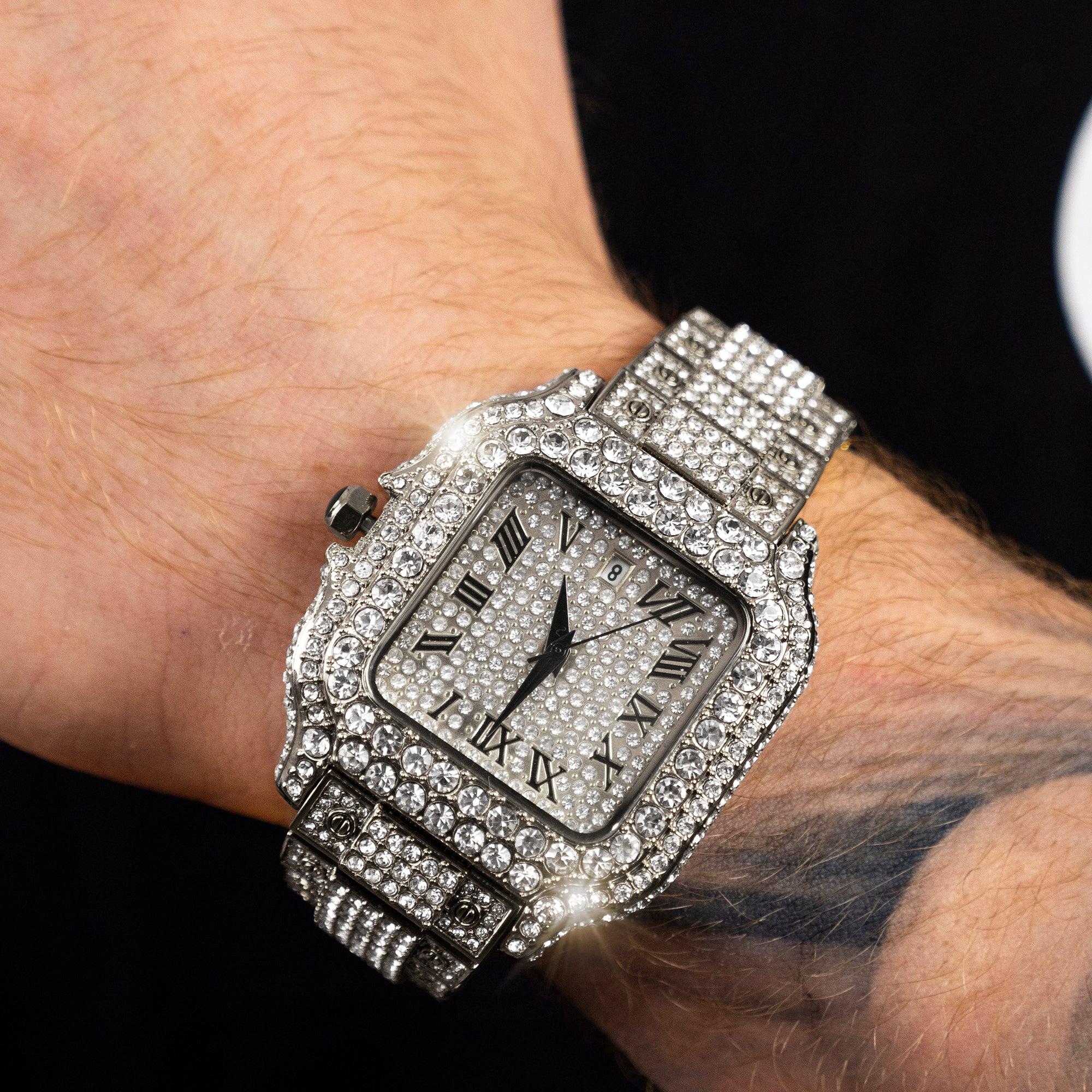 Reloj Santoz Deluxe Oro Blanco