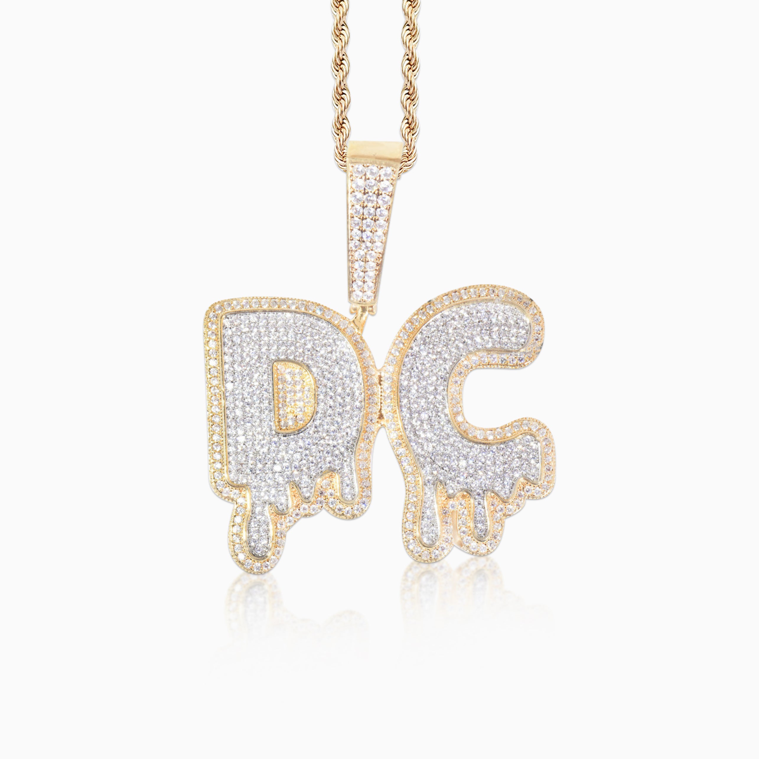 Colgante Personalizado Drippy Oro