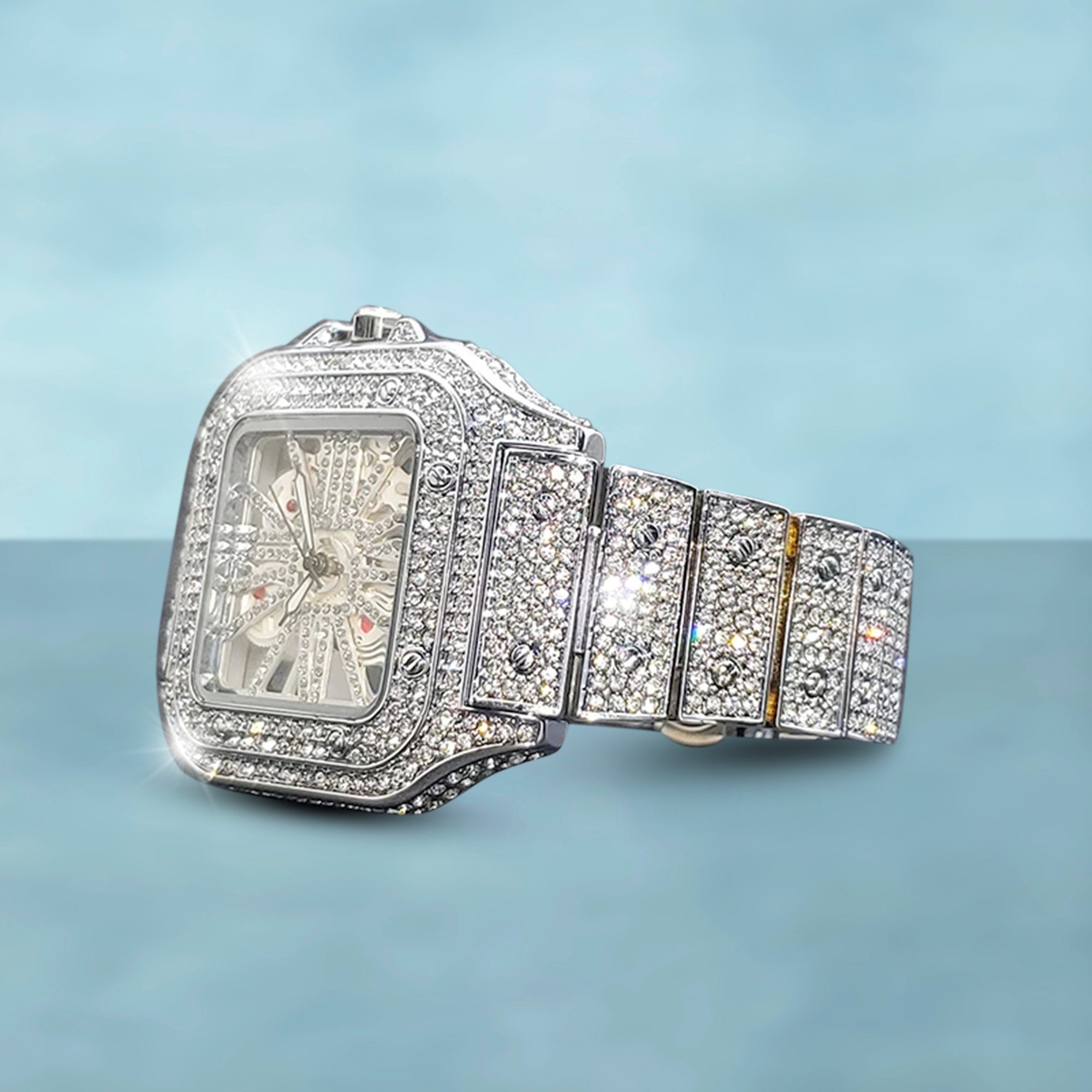 Reloj Skeleton Oro Blanco