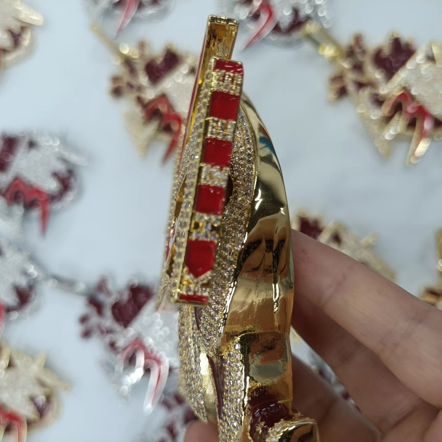 Colgante L3tra Grande Oro 18K