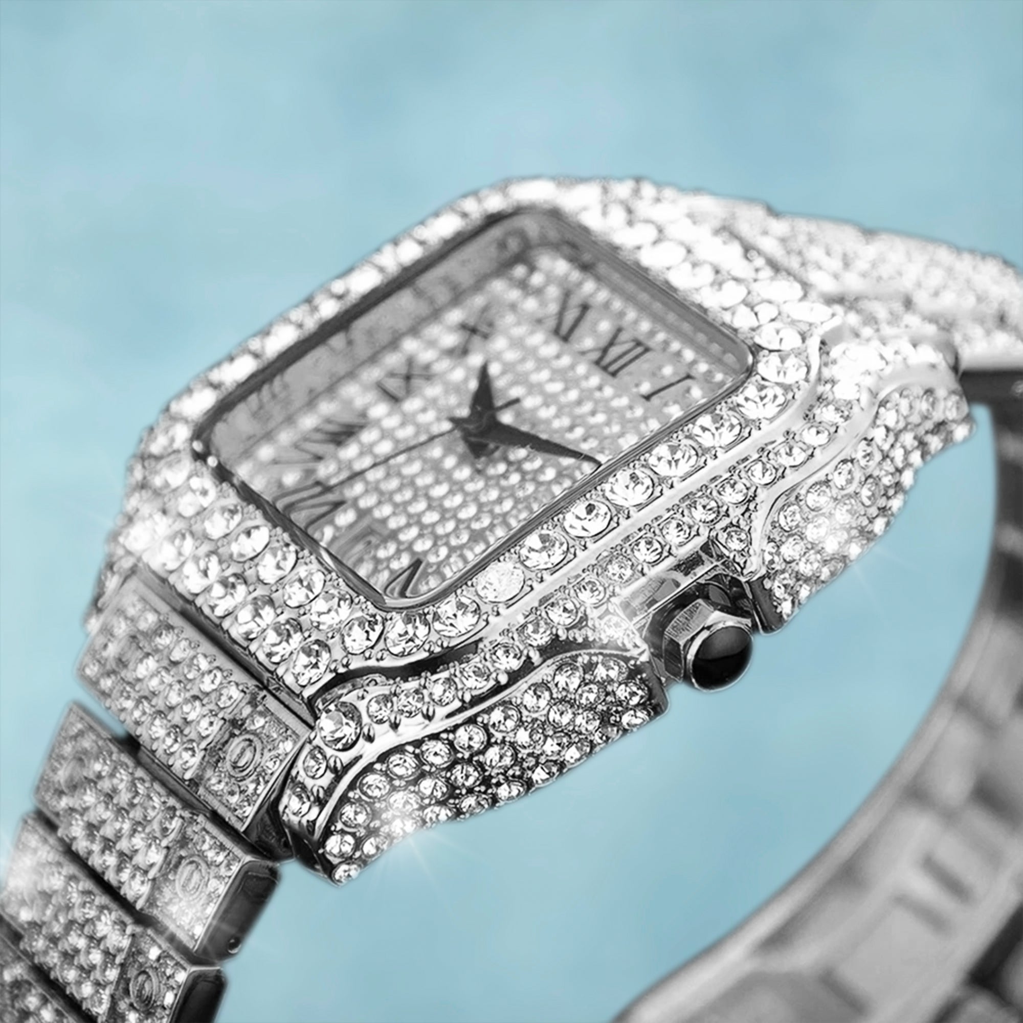 Reloj Santoz Deluxe Oro Blanco