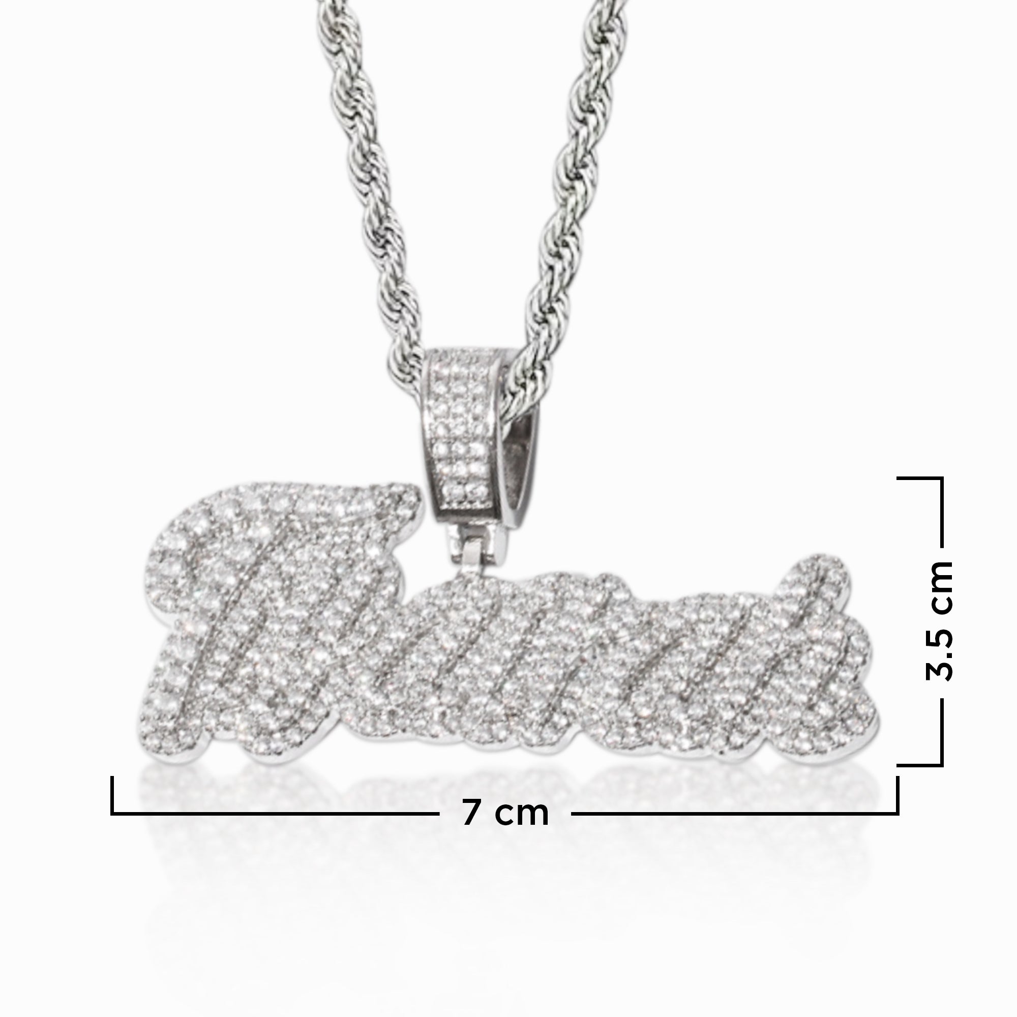 Personalized "TRAPSTAR" pendant | Style #4