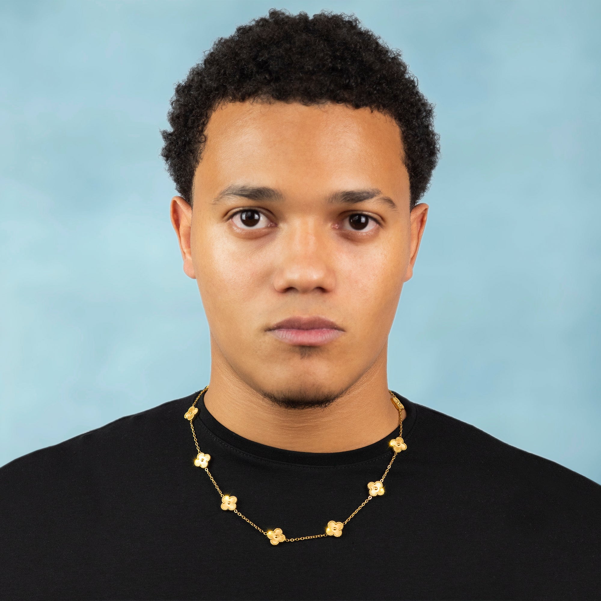 Cadena Tréboles Gold Edition Oro 18K