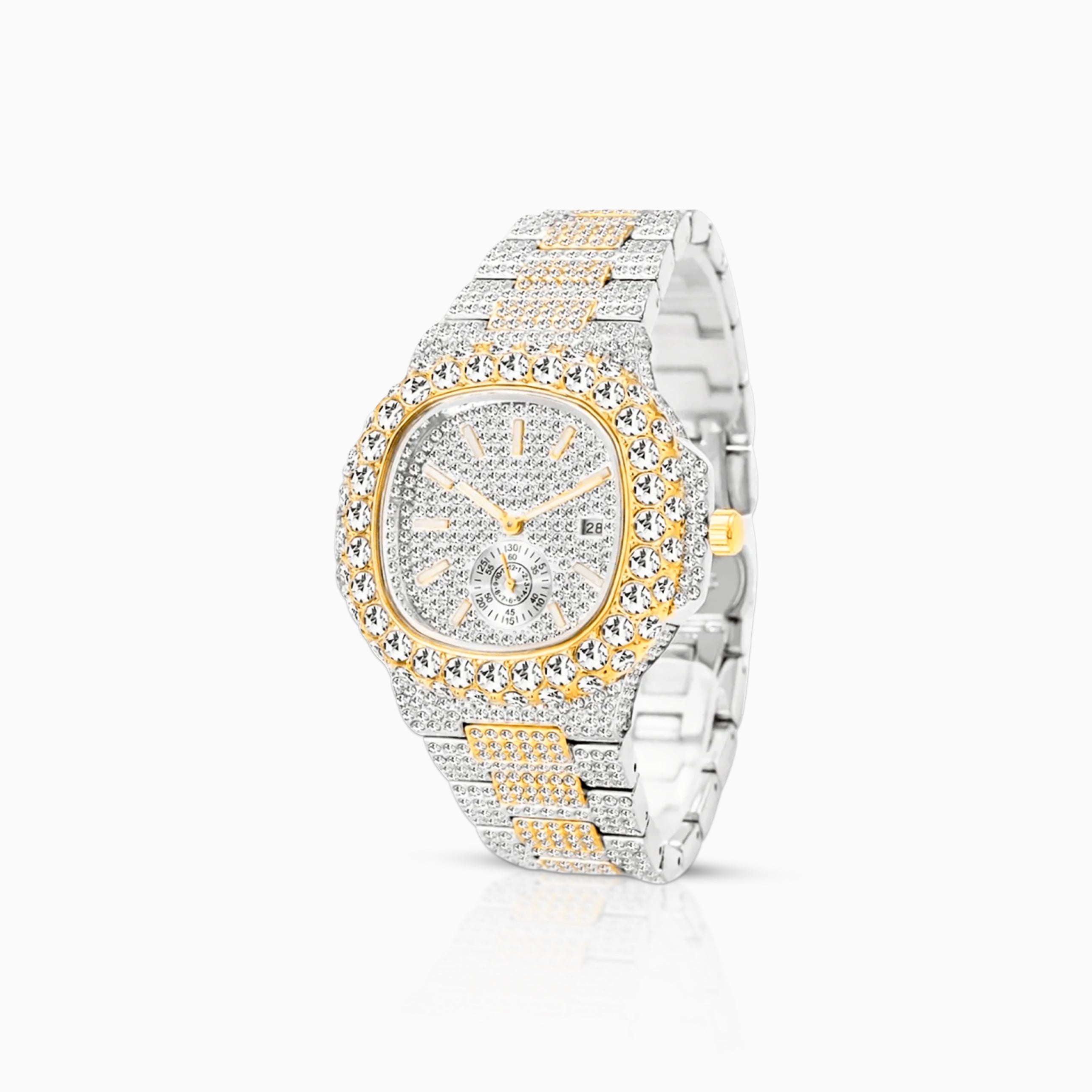 Reloj Two Tone Premium Oro Blanco