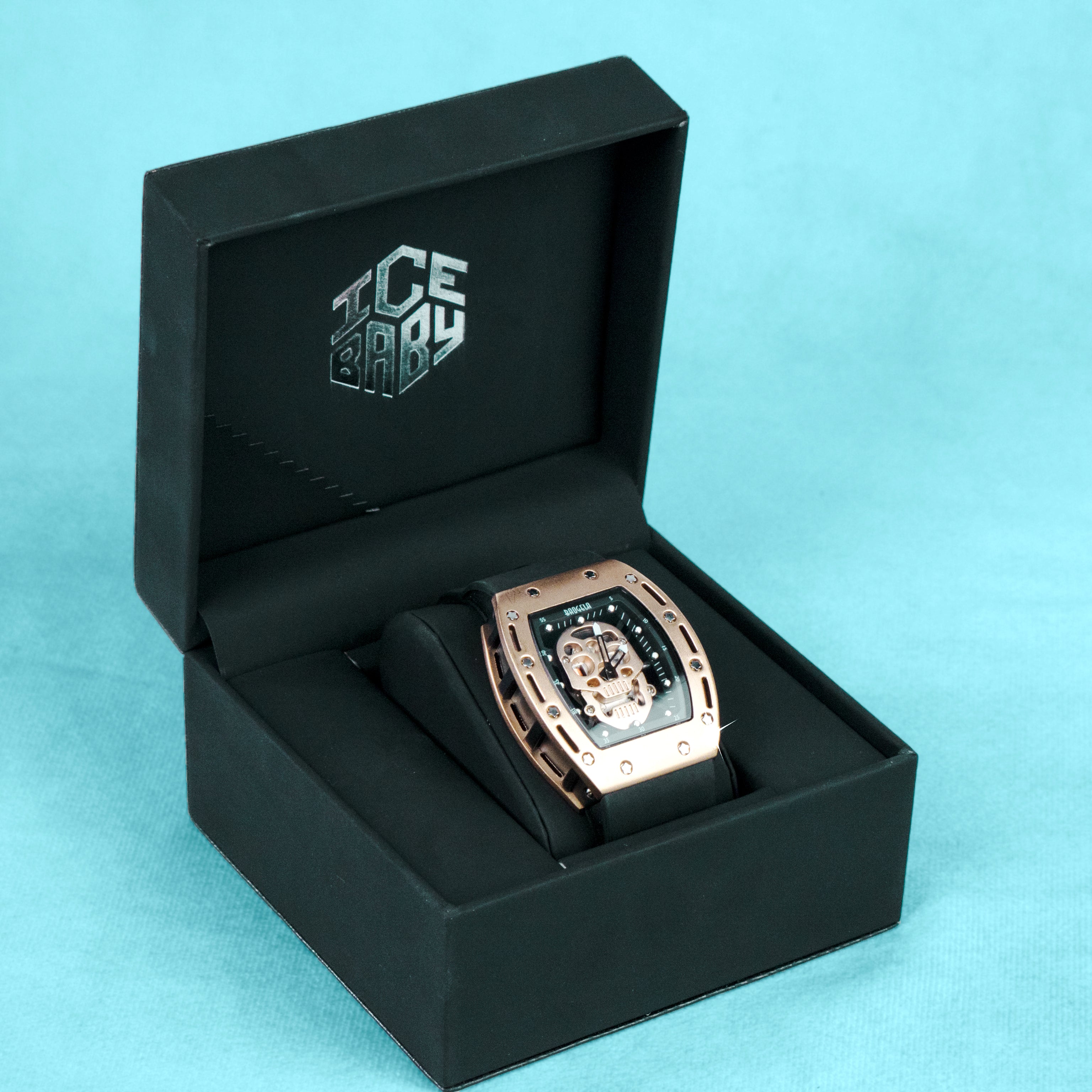 Reloj Skull Oro Rosa