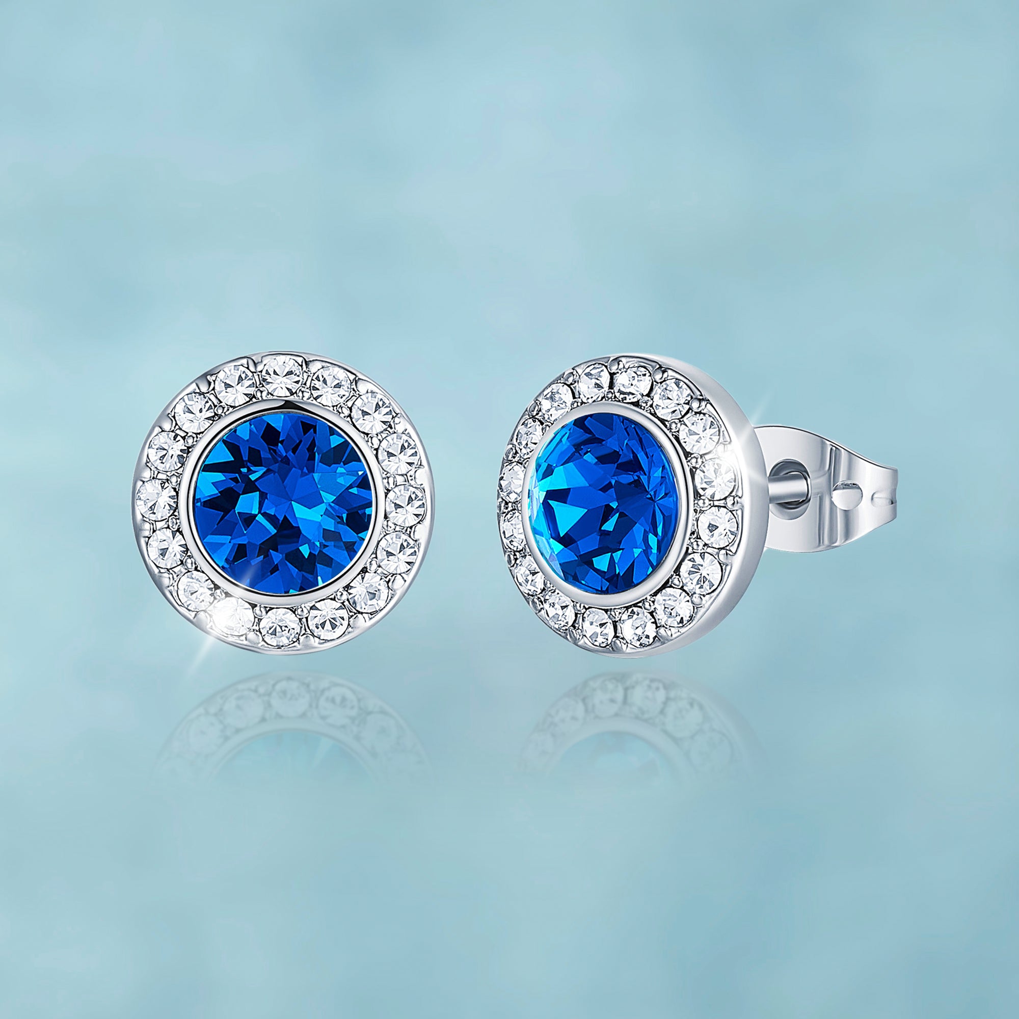 Pendientes Blue Ocean Diamonds Plata 925