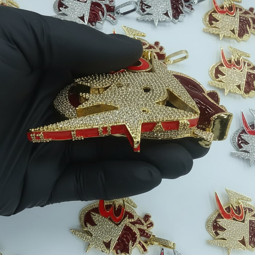 Colgante L3tra Grande Oro 18K