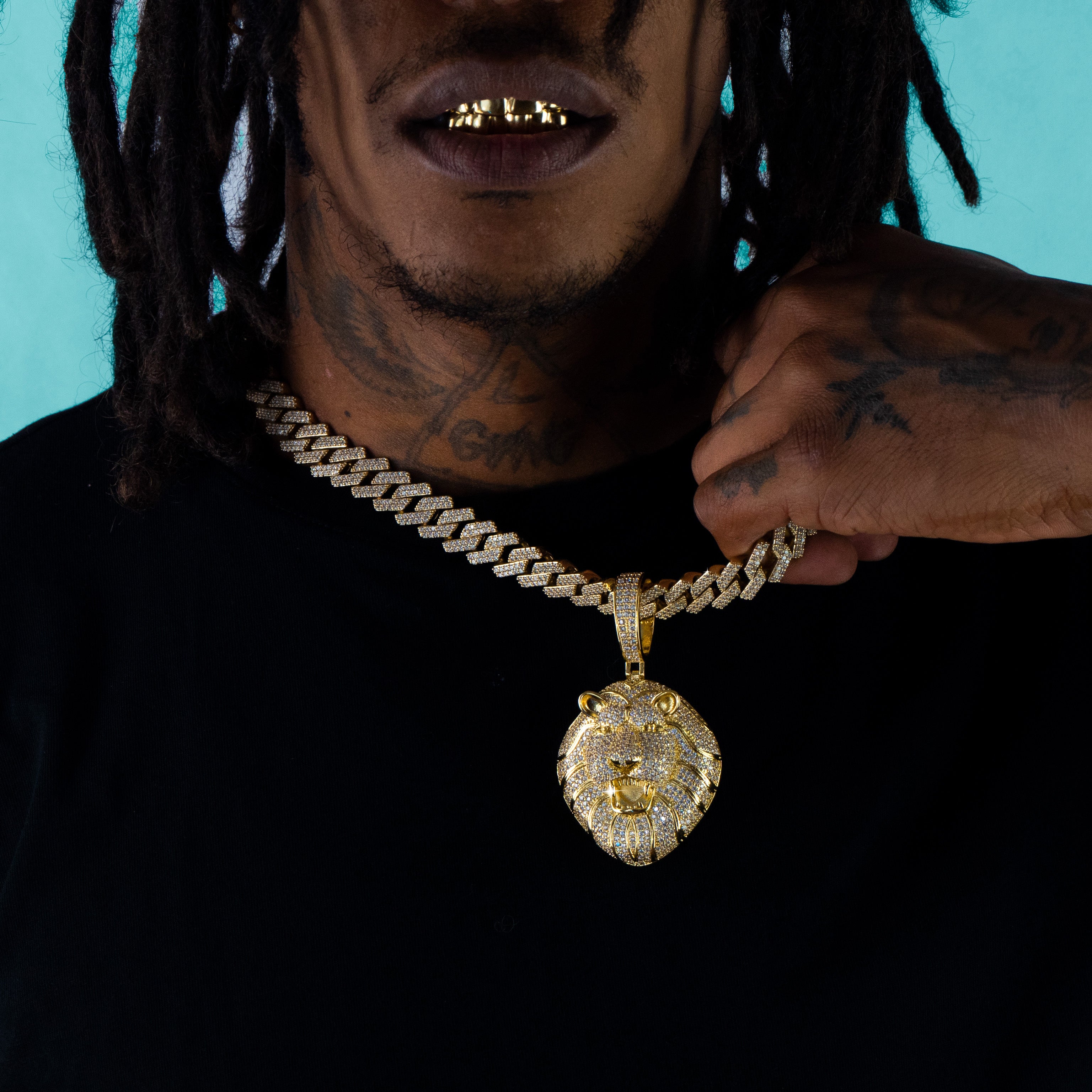 Colgante León Oro 18K