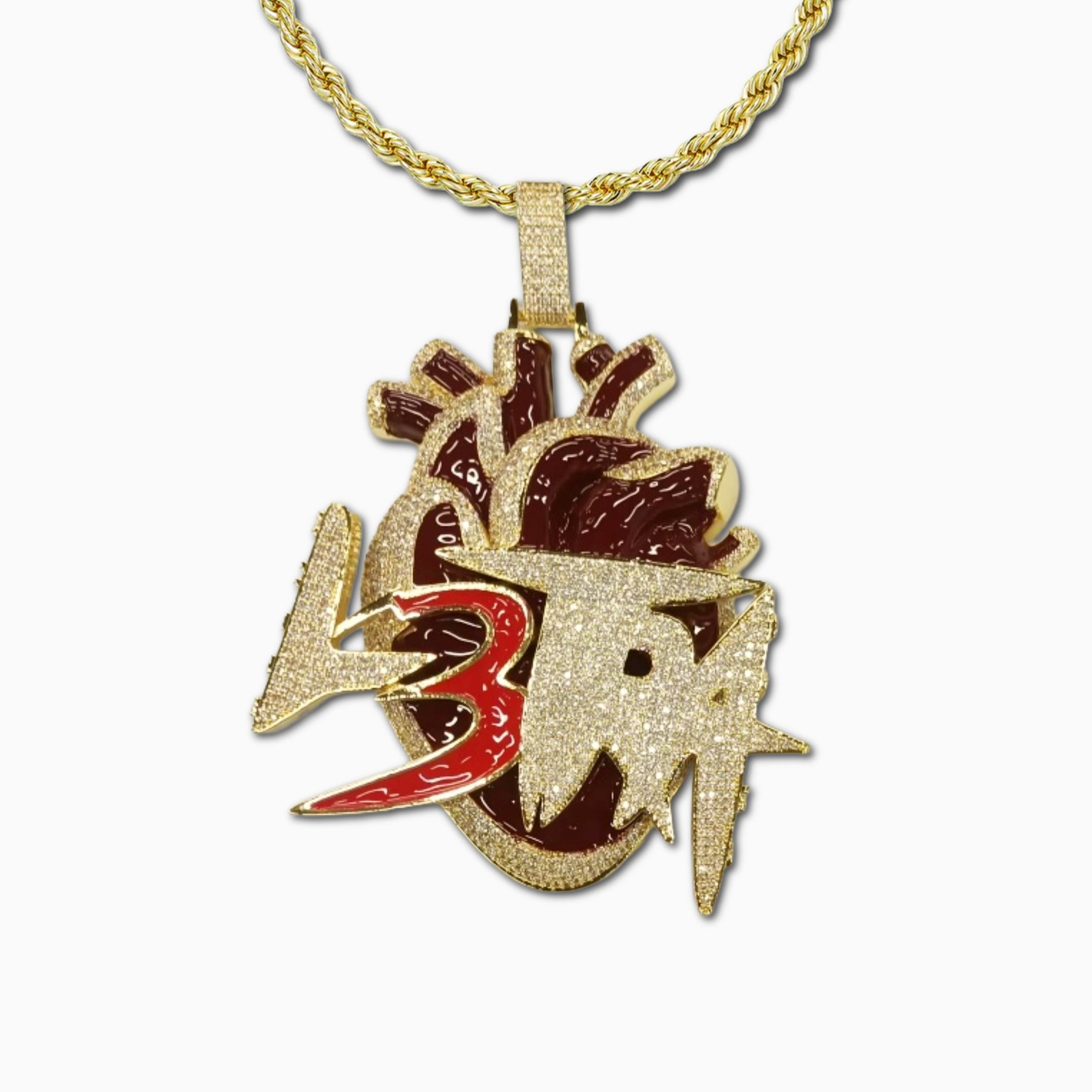 Colgante L3tra Grande Oro 18K