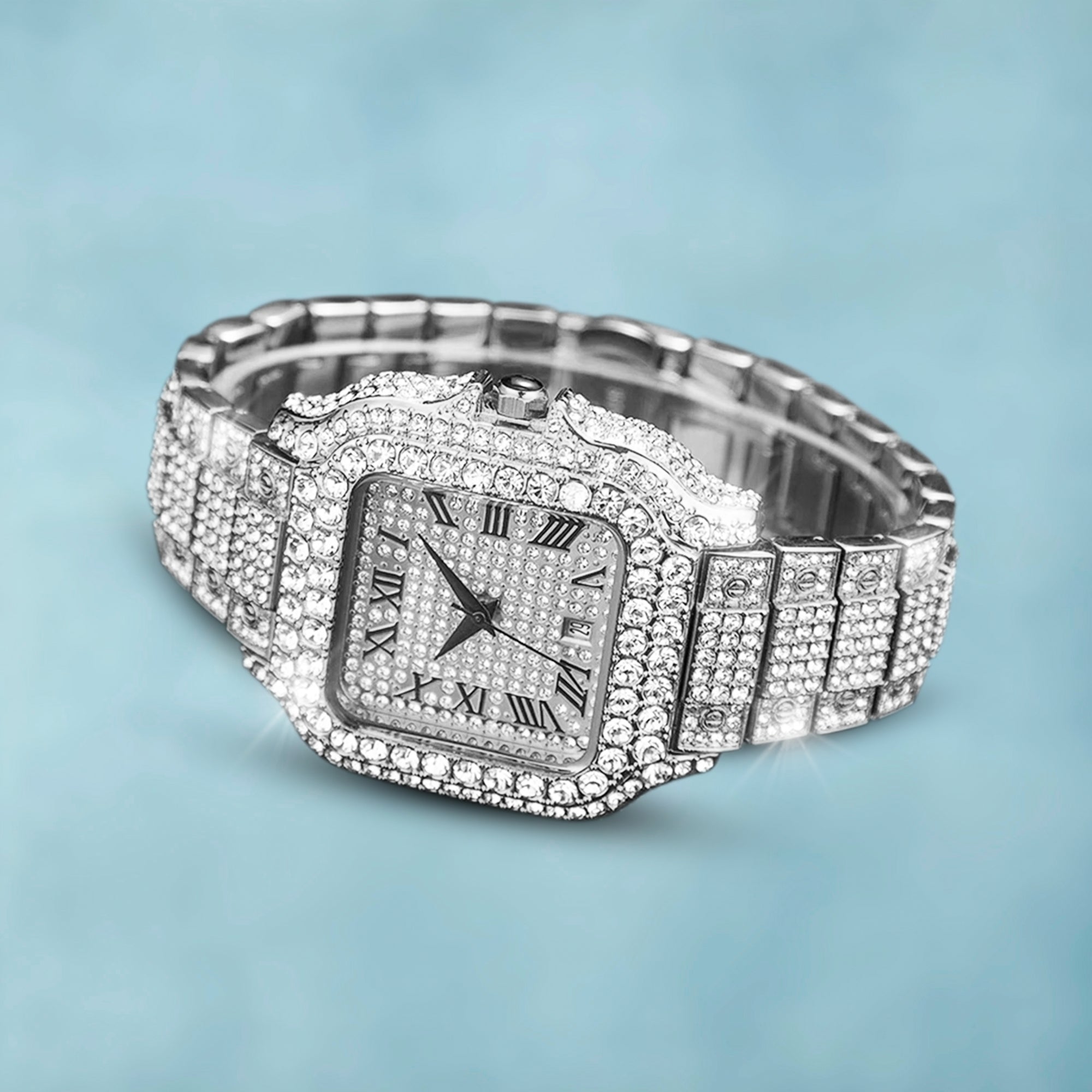 Reloj Santoz Deluxe Oro Blanco