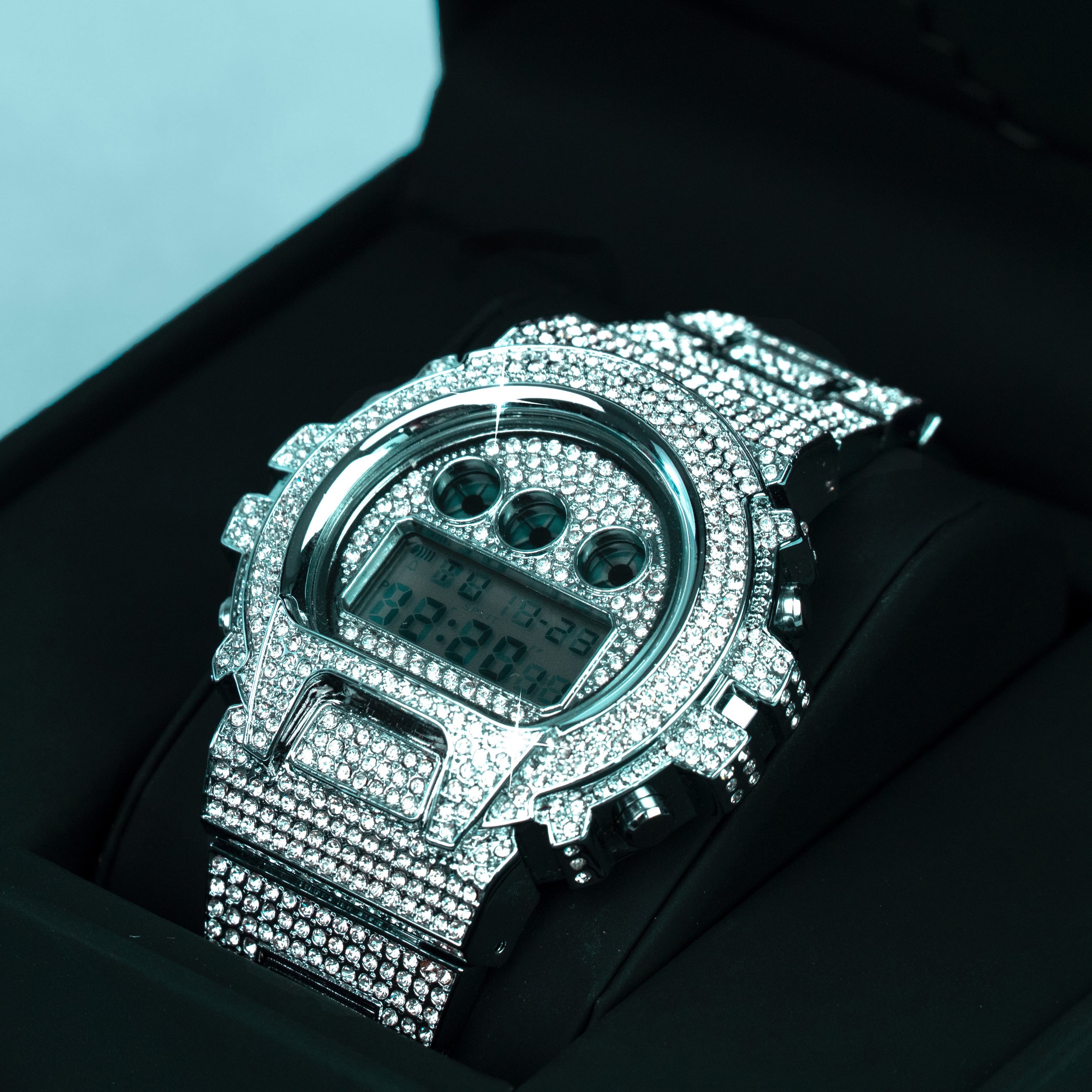 Reloj Ice Digital Oro Blanco