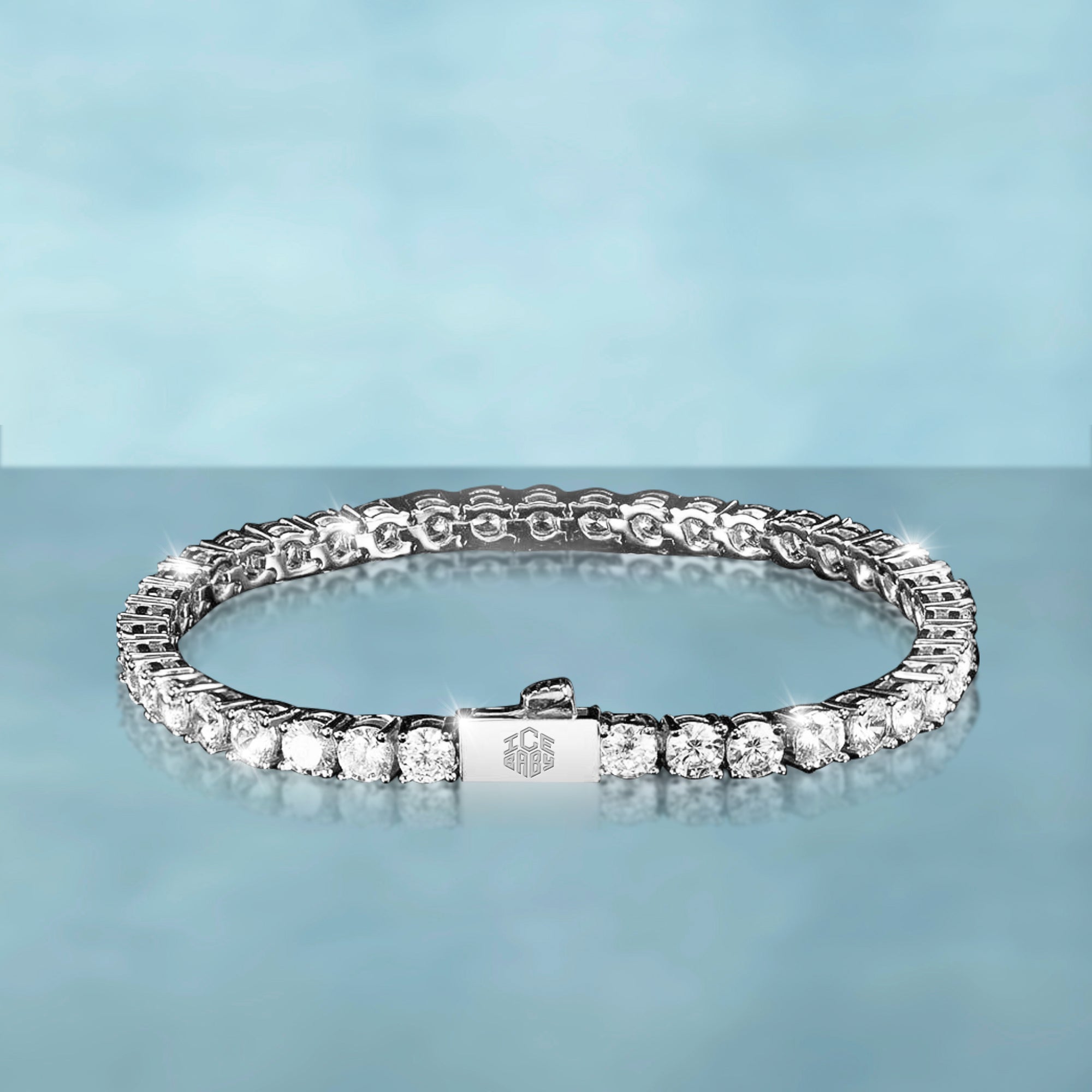 Brazalete Tenis 2.0 Oro Blanco
