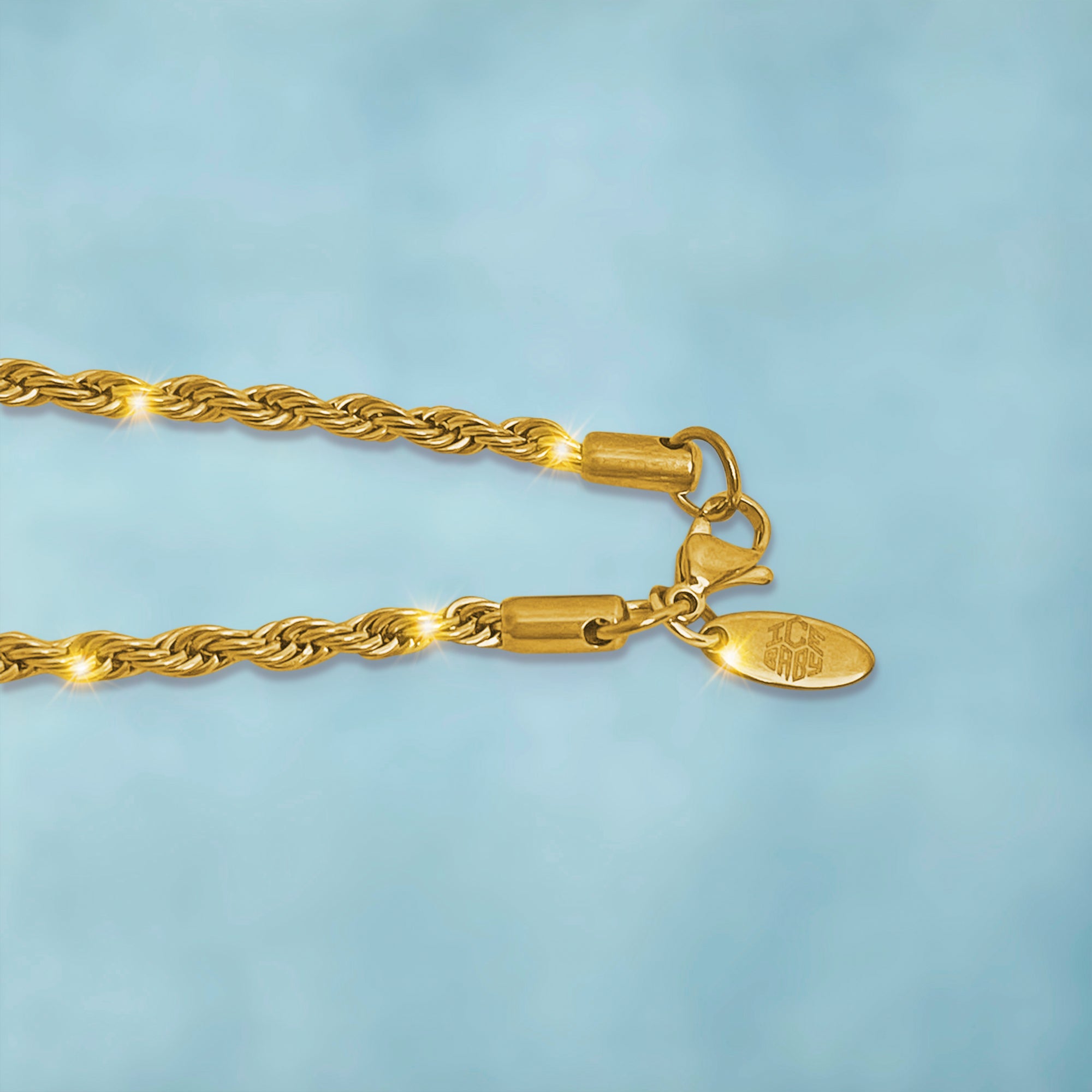 Cadena Rope 4 Mm Oro 18K