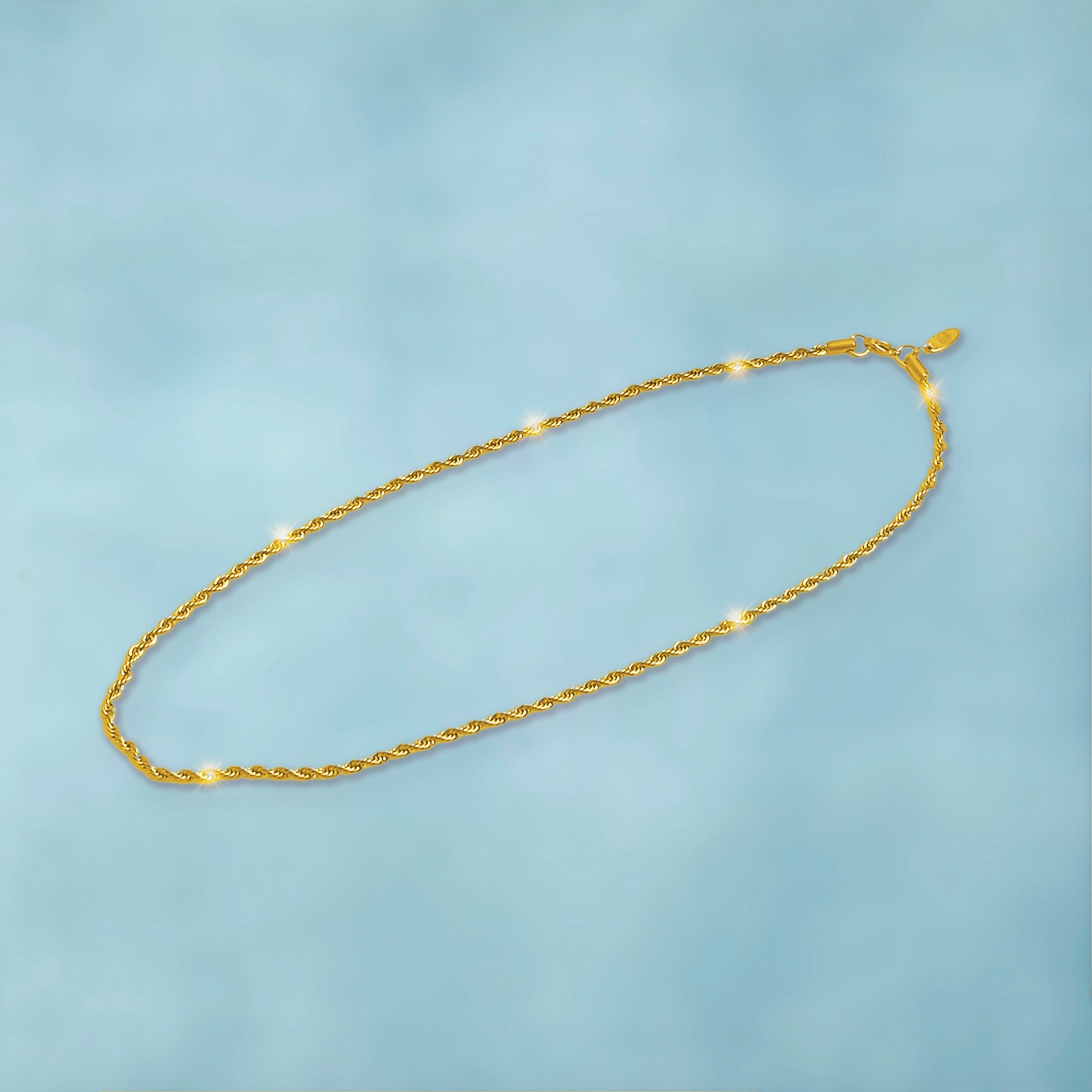 Cadena Rope 4 Mm Oro 18K